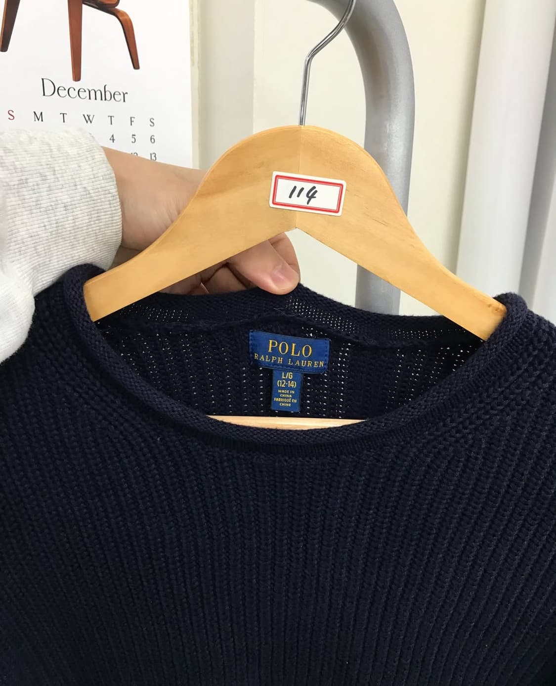 폴로 와플 니트 상품이미지2