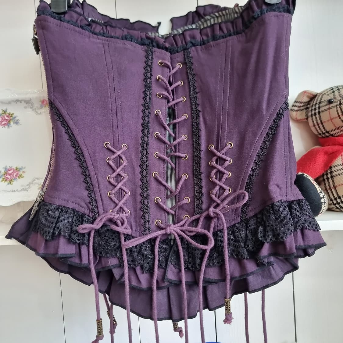 OZZ ONESTE(오즈온)고딕 코르셋 뷔스티에 탑 상품이미지6