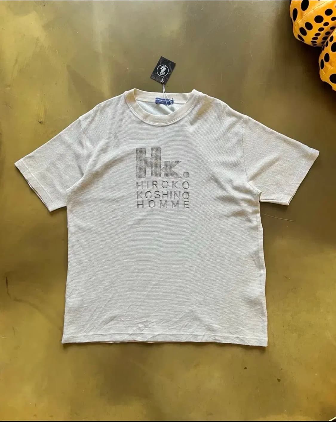 히로코 코시노 옴므 90s 와플 반팔 상품이미지3