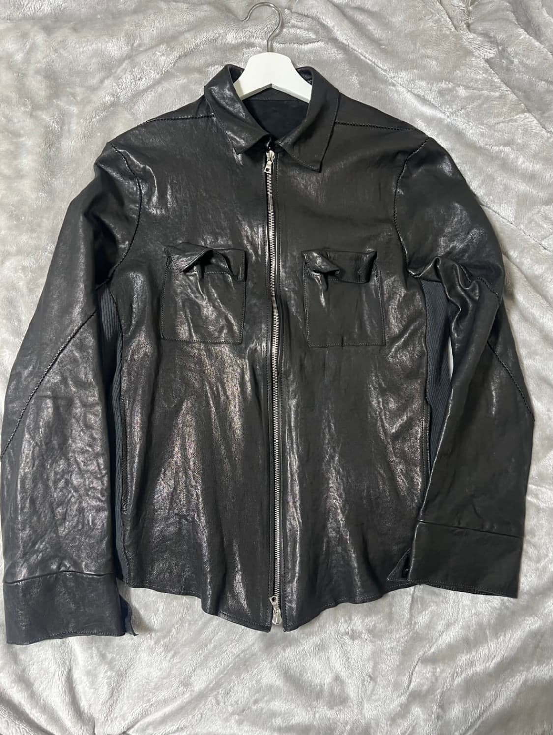 산263-1 싱글레더자켓 L 상품이미지3