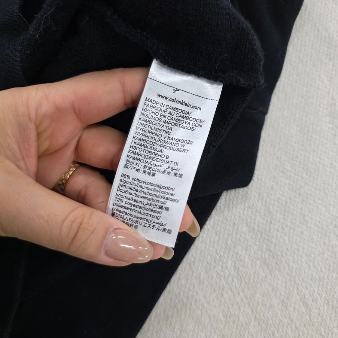 [L] 캘빈클라인 진스 맨투맨 스웻셔츠 0219J 상품이미지4