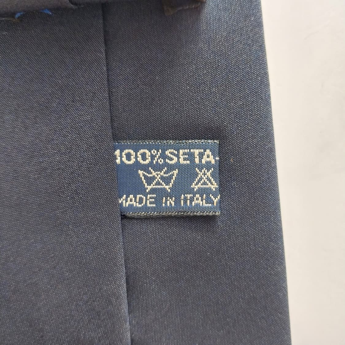 밀라 숀 실크 네이비 스트라이프 넥타이 8.4cm A+~A등급 k1737 상품이미지10