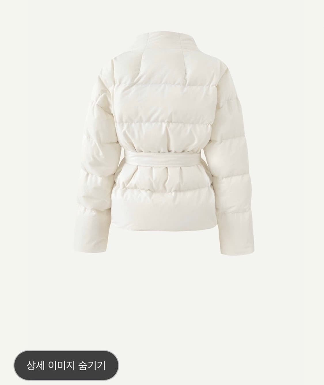 SIE 시에 이브 숏 구스다운 패딩 크림  상품이미지4