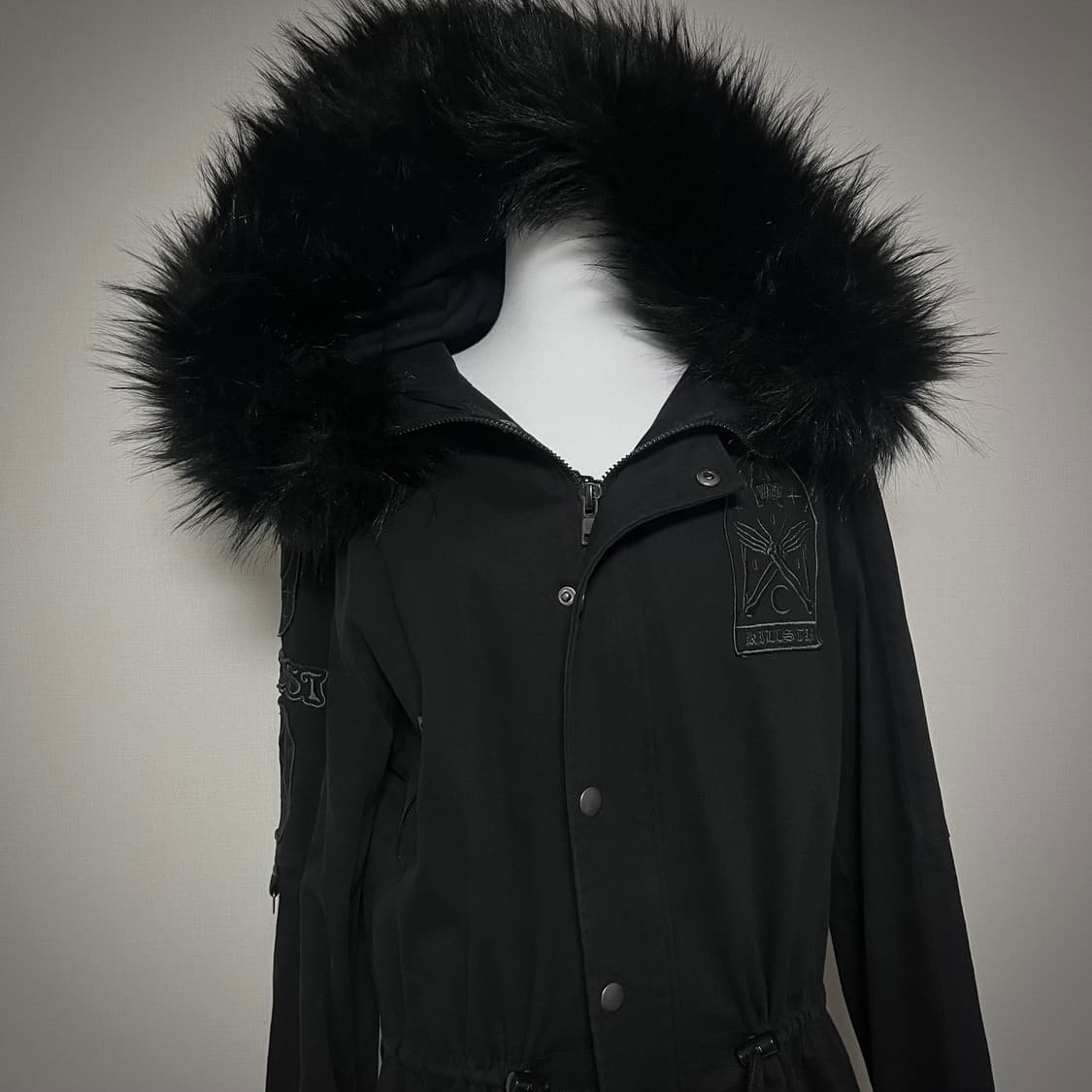 Killstar 고딕 고스펑크 해골 야상 상품이미지5