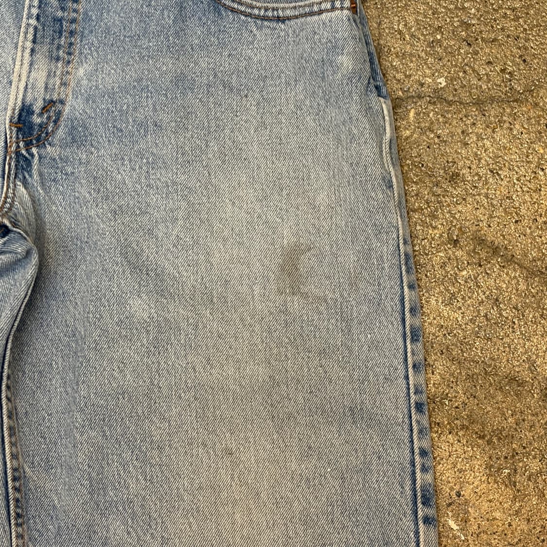 00s 미국빈티지 리바이스 550 연청 청바지 상품이미지4