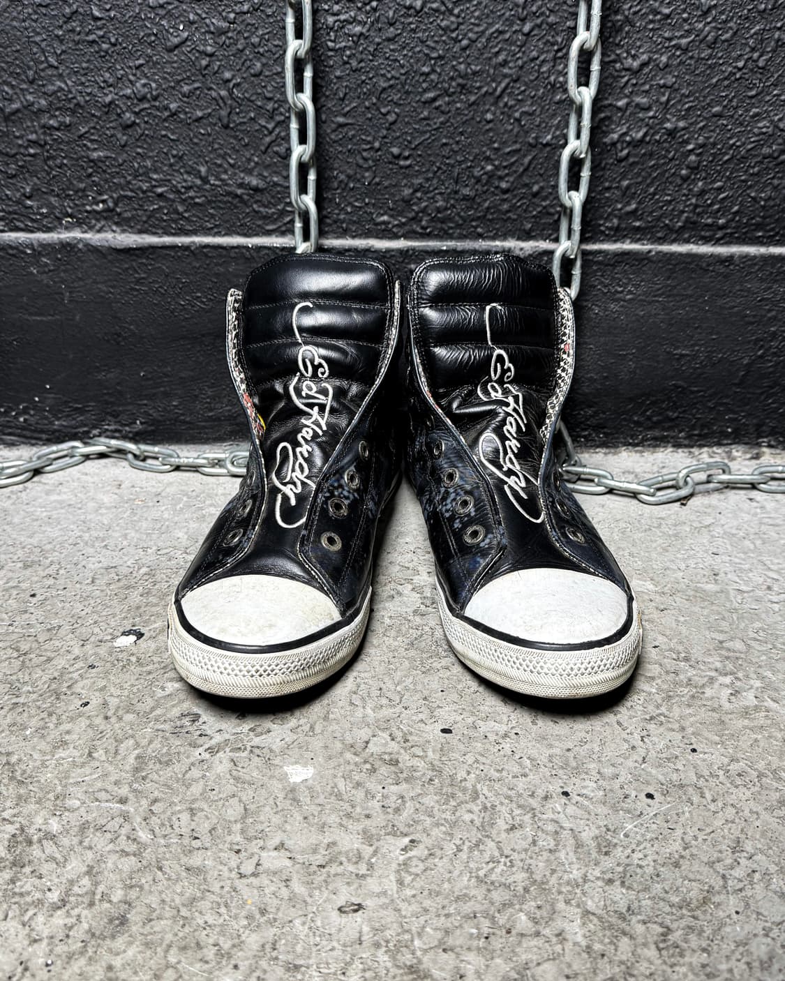 Ed Hardy – Dragon Print High-top Sneaker 상품이미지2