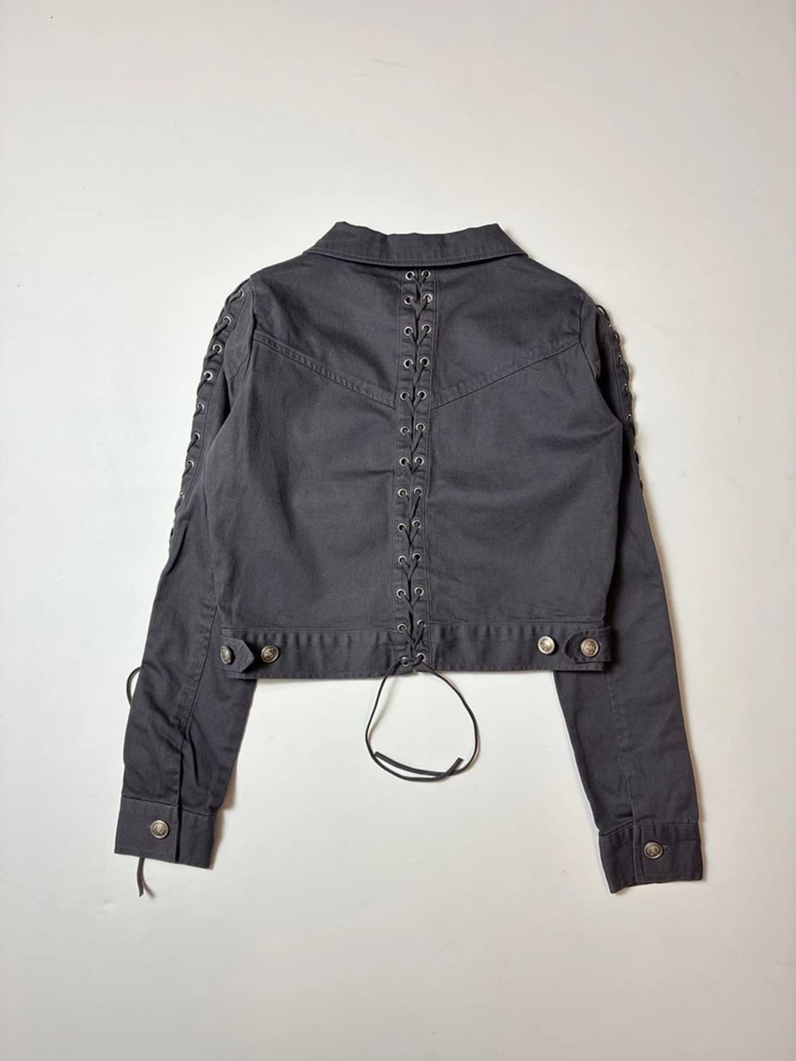 Selected 레이스업 크롭 자켓 PN8334 상품이미지5