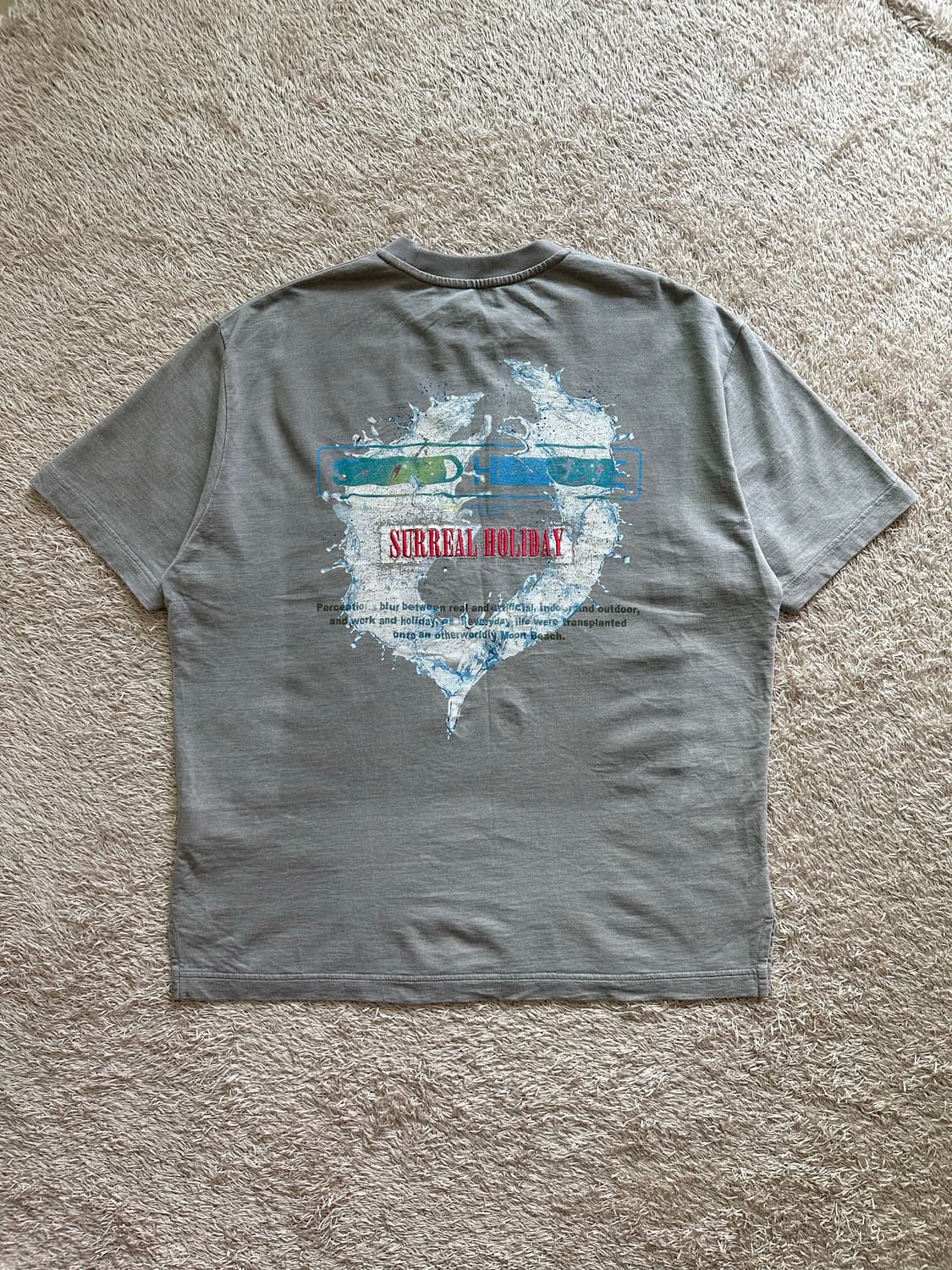 22SS 솔리드옴므 백로고 삼다수 반팔 티셔츠 48 상품이미지1