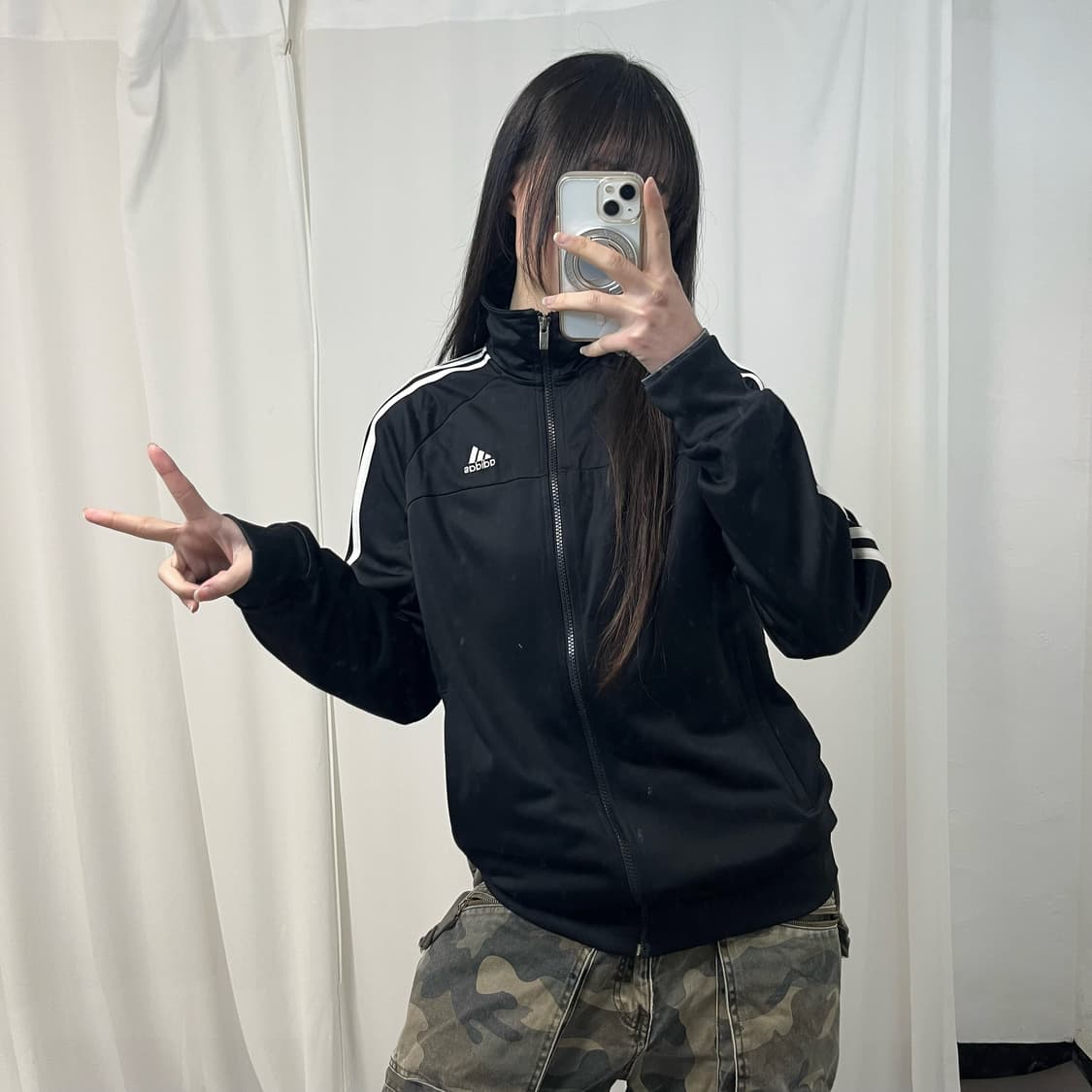 Adidas Black Track Jacket 상품이미지2