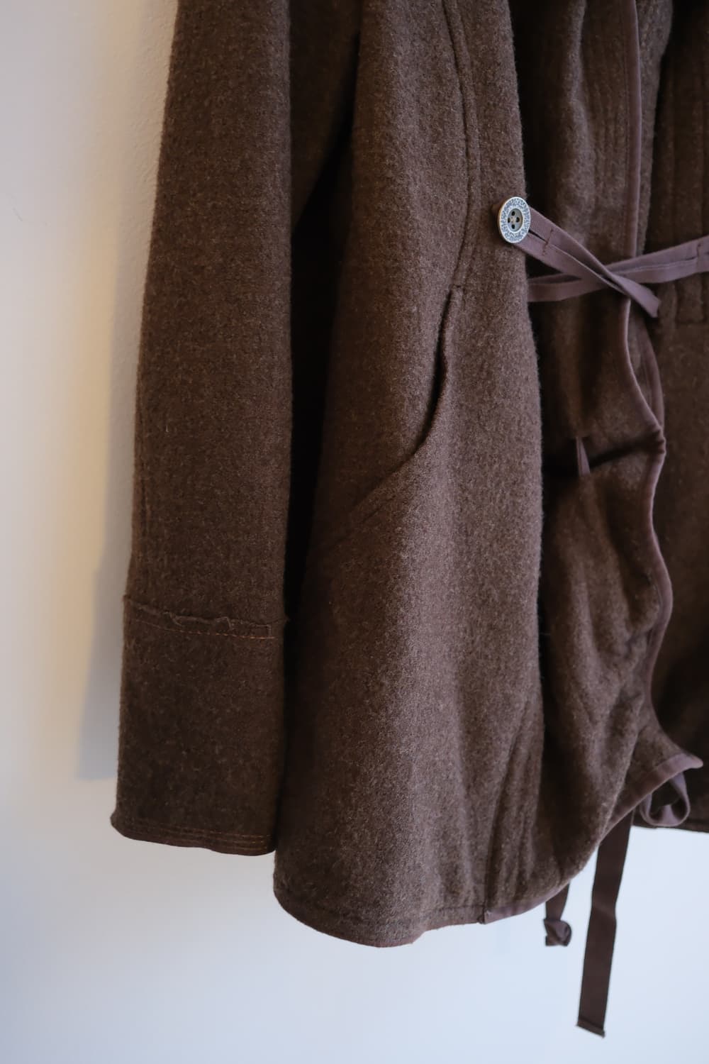 00s Bondage drape hood coat 상품이미지9