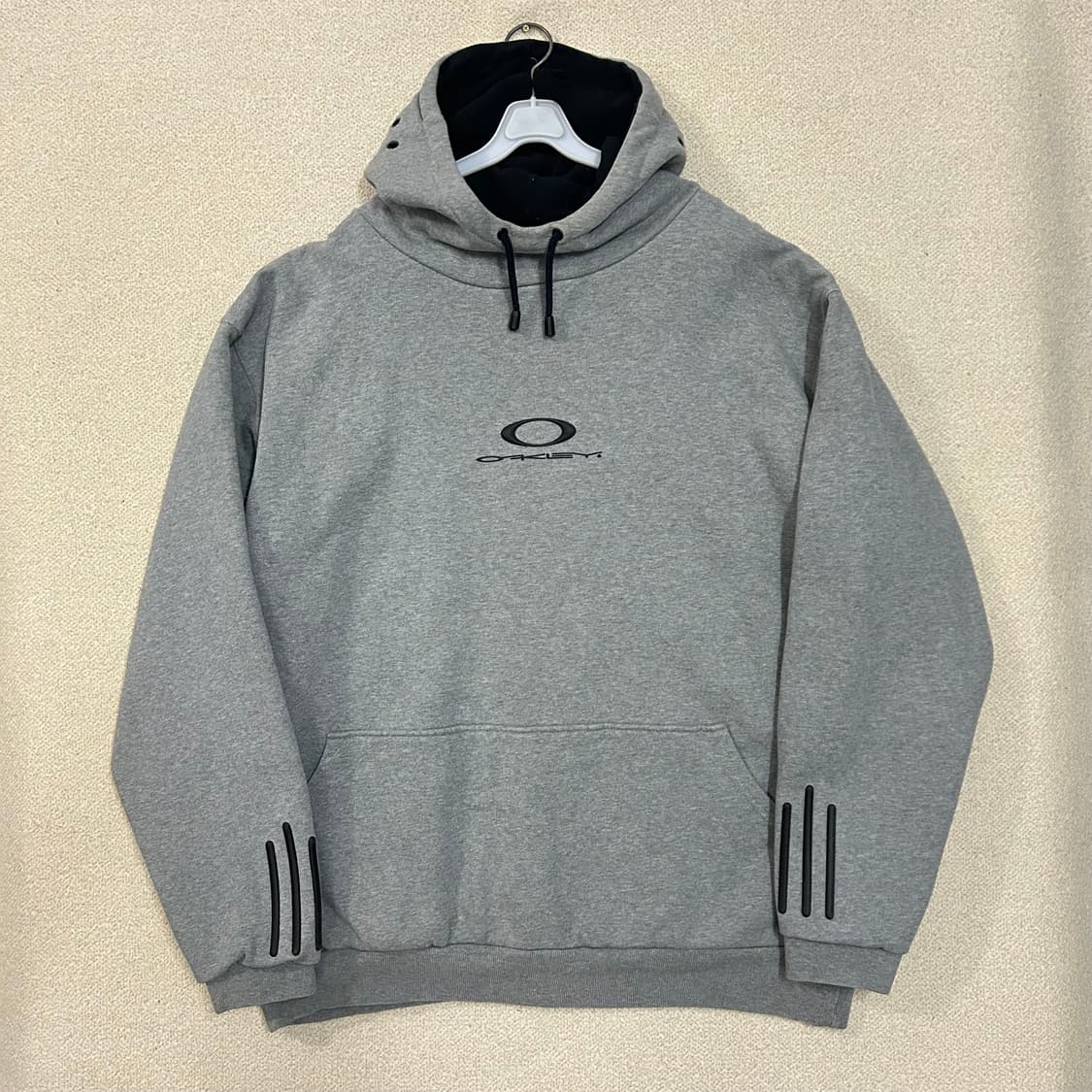 (XL) 00s 오클리 소프트웨어 3D입체 프린팅 플리스 안감 후드  상품이미지1