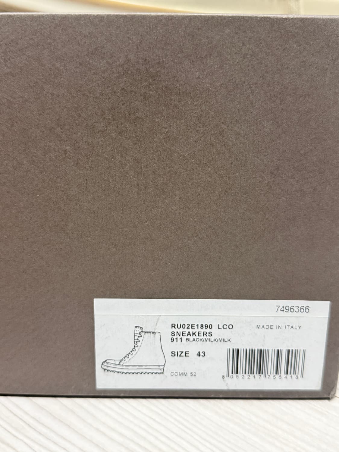 [43]릭오웬스 라몬즈 LCO 상품이미지1