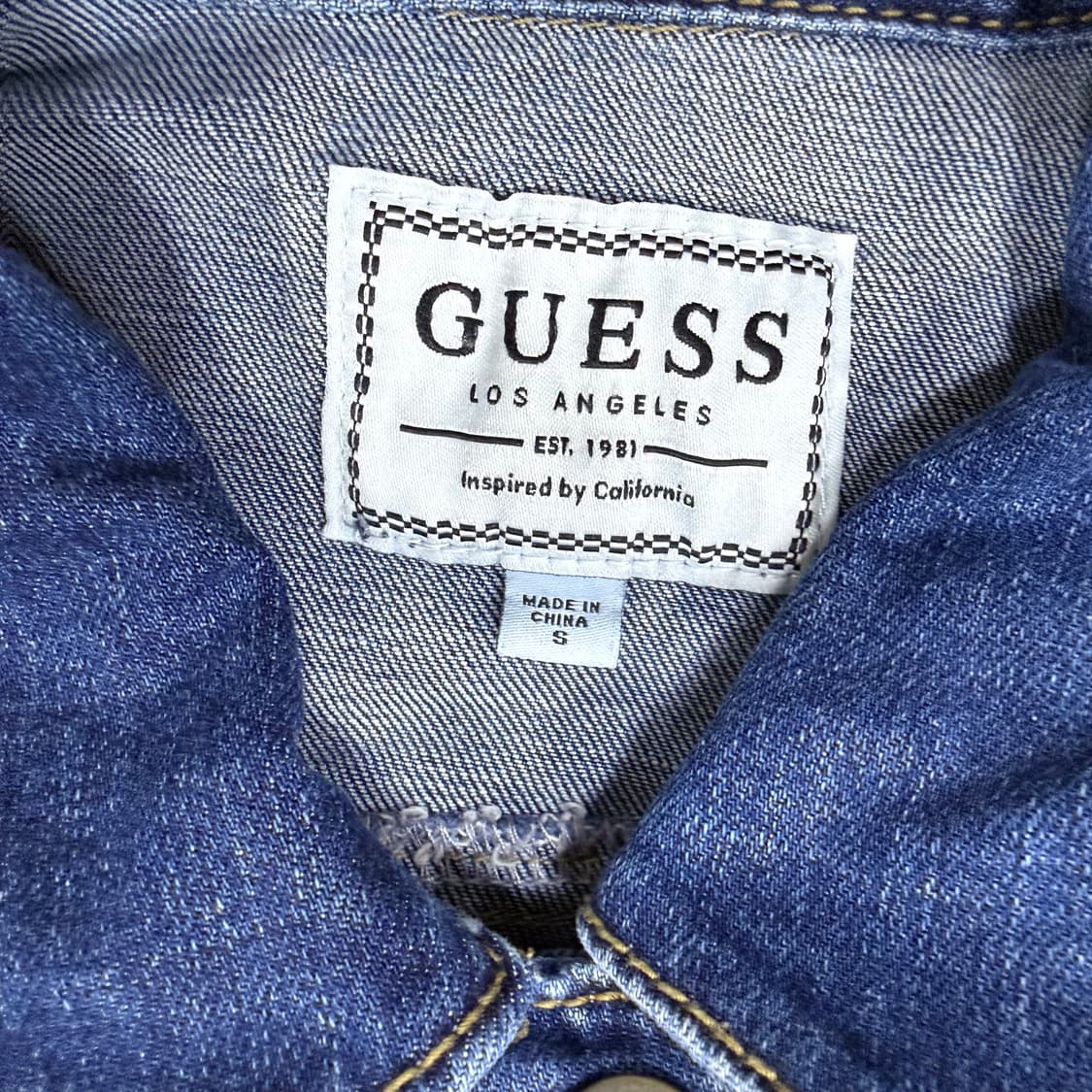 S 게스 여성 데님 자켓 0130T1 상품이미지3