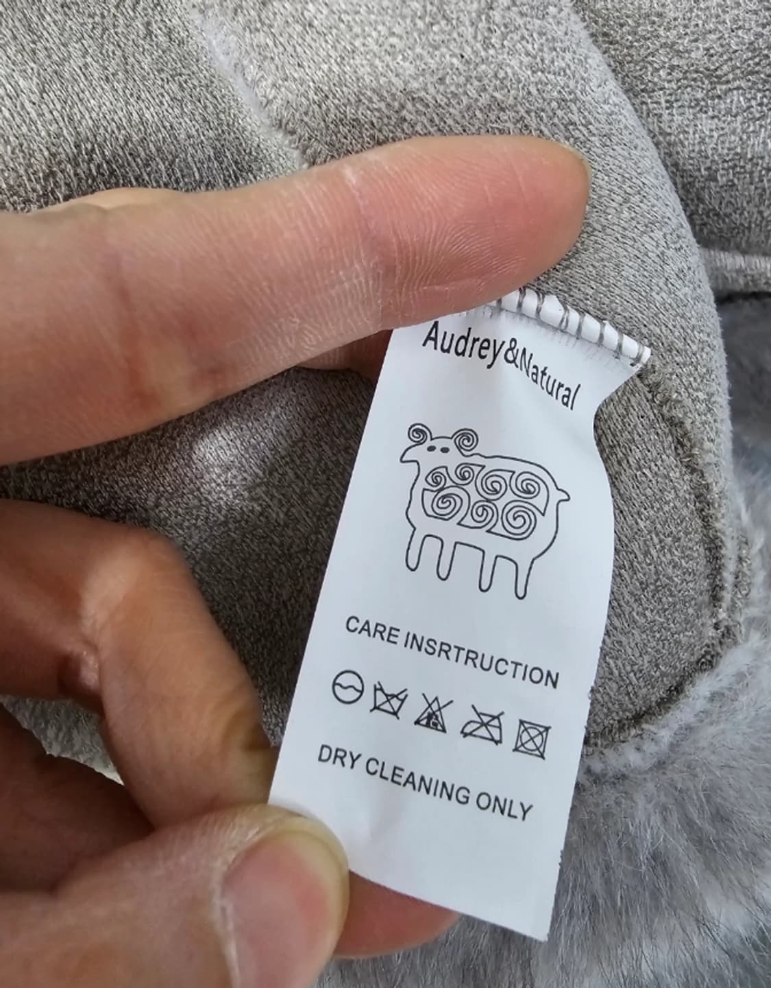 오드리앤내추럴 그레이 밍크퍼 후드 자켓 ~77 상품이미지9