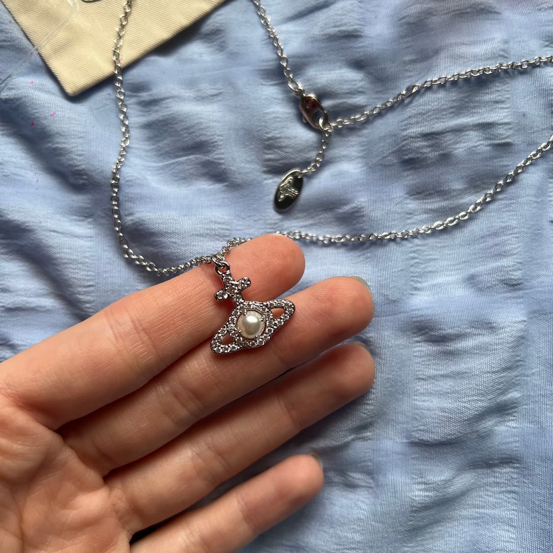 비비안웨스트우드 올림피아 펄 펜던트 네크리스 상품이미지9