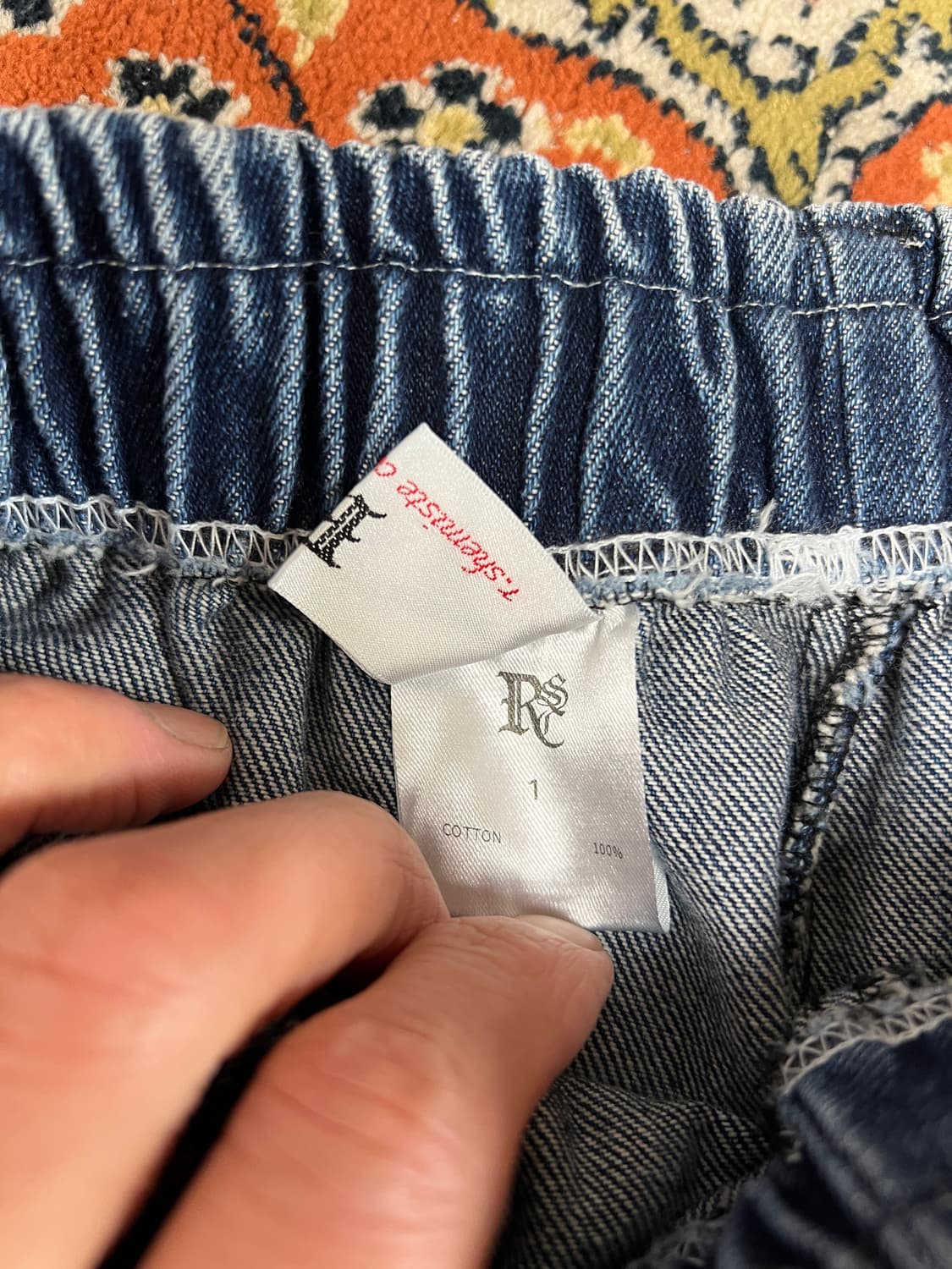 [1] rsc 알에스씨 스트랩 사이드 wrinkle 데님 팬츠 상품이미지5