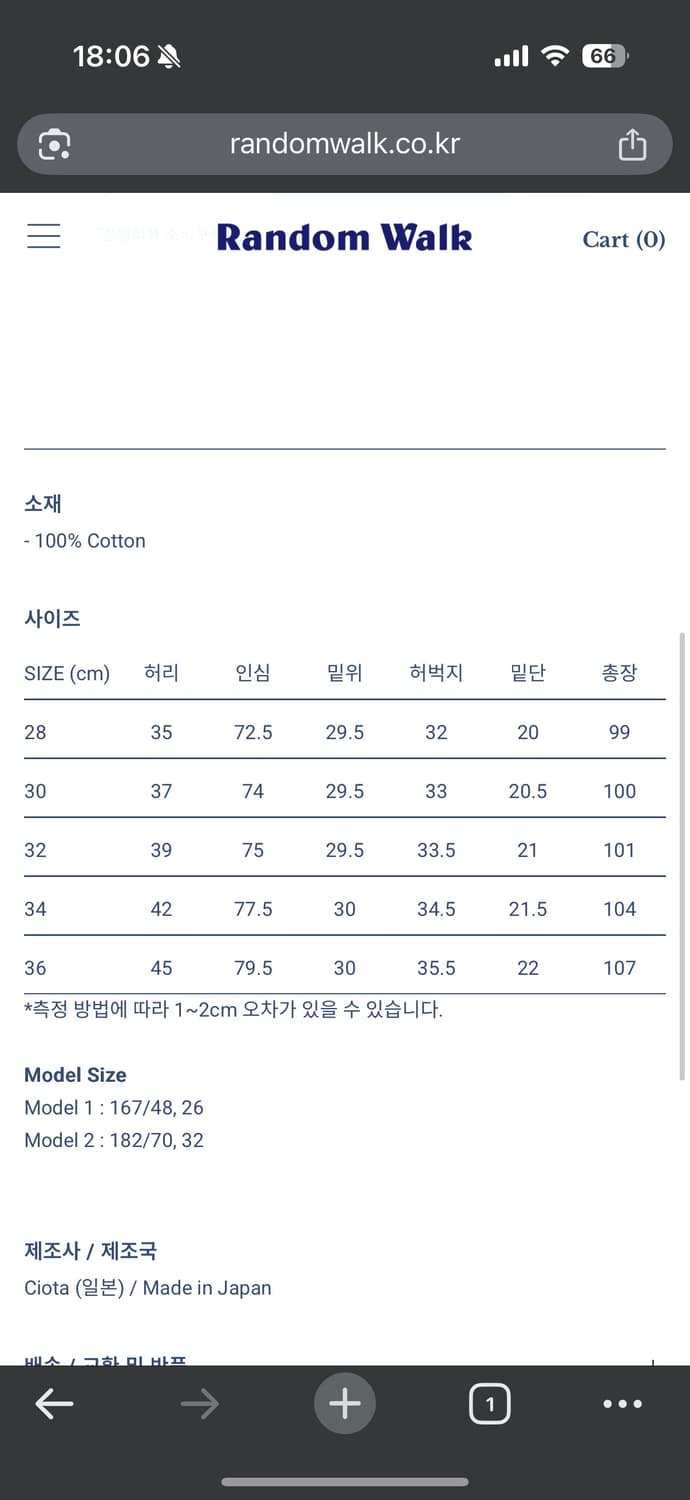 시오타 5pk 셀비지 다크블루데미지 상품이미지4