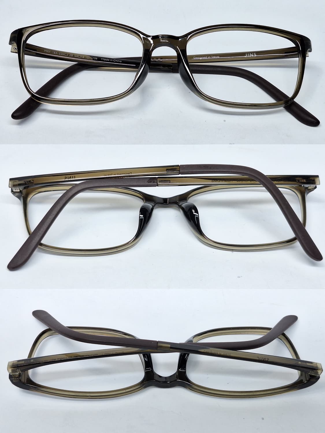 JINS 진스 MRF-18A-036C CJ 28 카키 에어프레임 초경량  상품이미지8