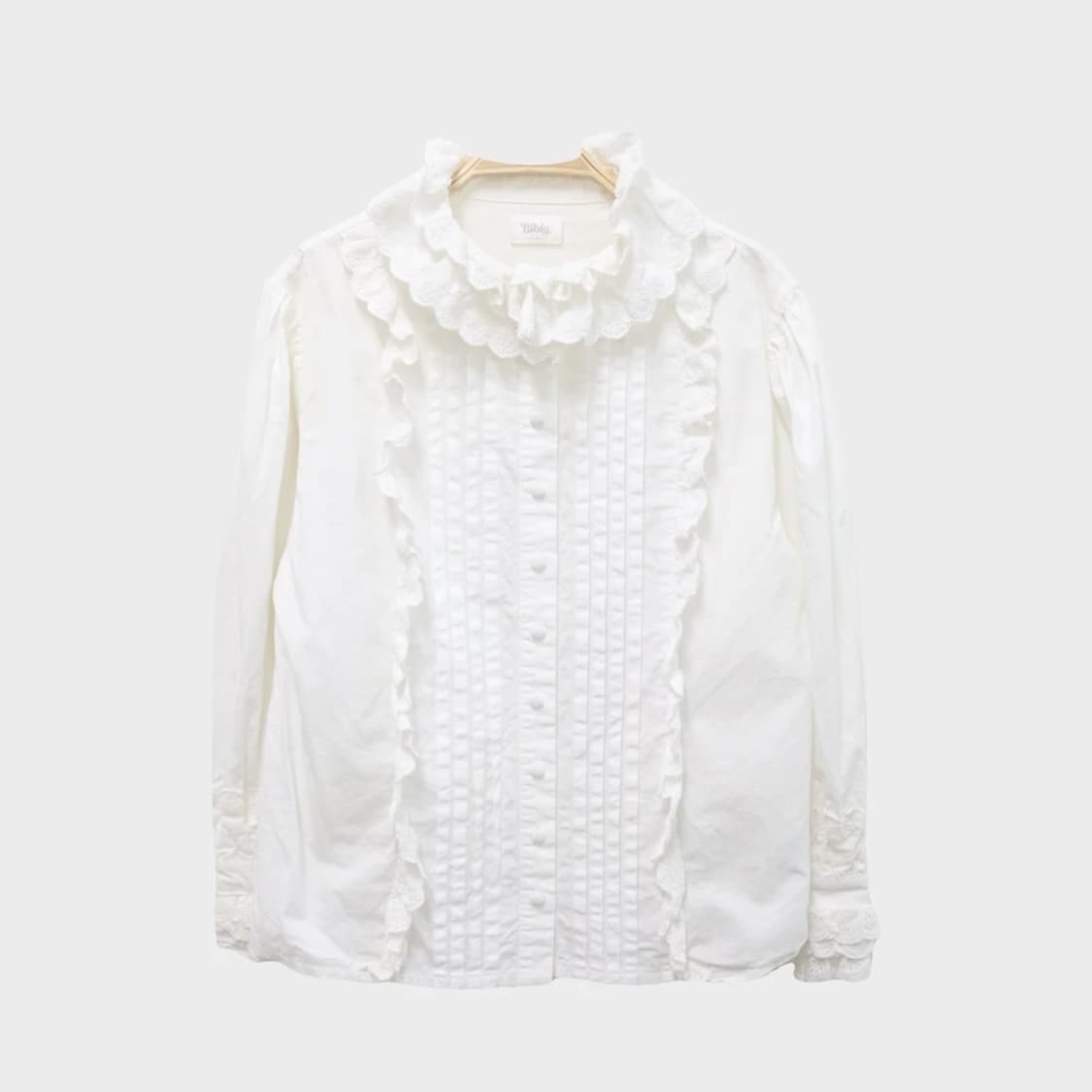BIBIY 키즈 빈티지 프릴 블라우스 61081 상품이미지1