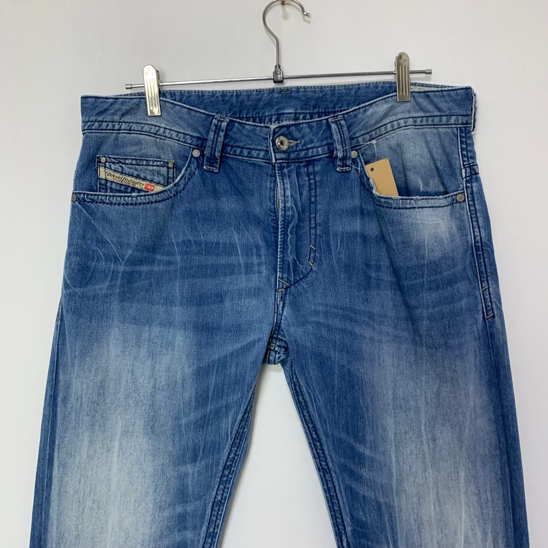 디젤 빈티지 워싱 데님팬츠 청바지 y2k 00s 중청 32인치 상품이미지2