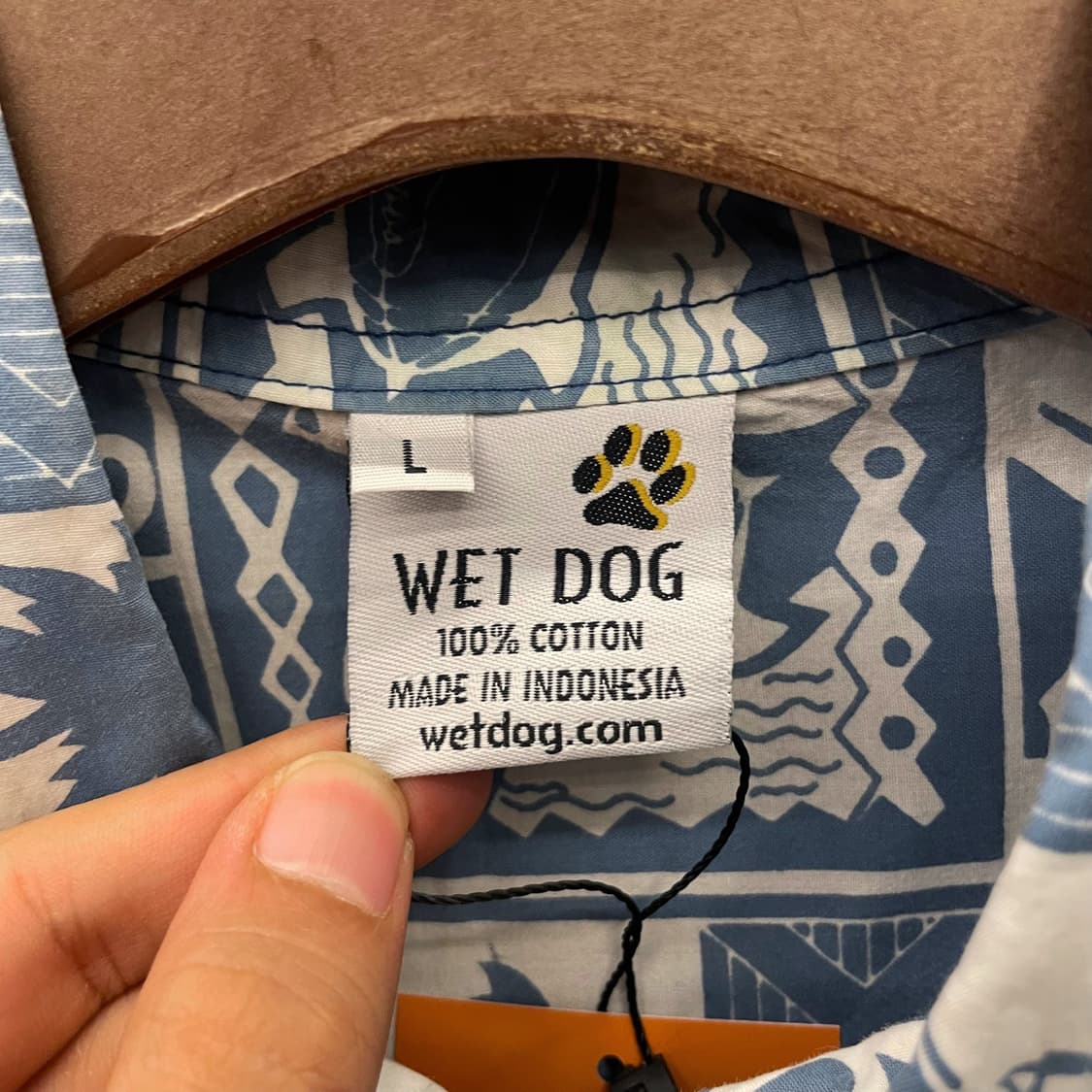 WET DOG 예일 럭비팀 하와이안 반팔 셔츠 상품이미지7