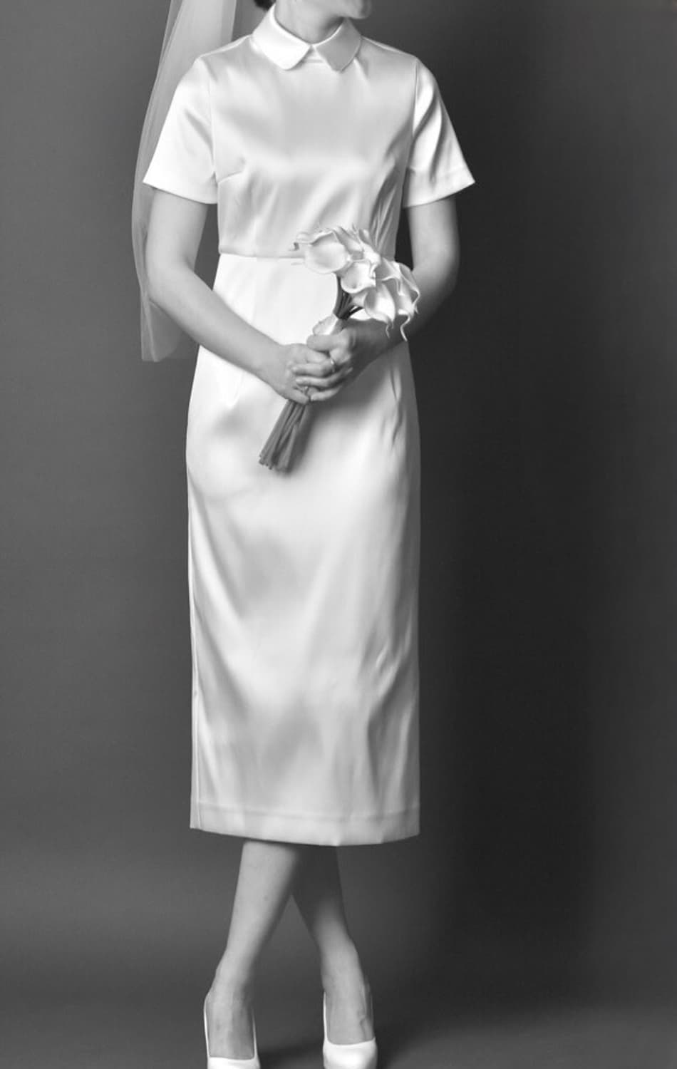 🏷️윈느누이파르페 미카도실크 원피스 상품이미지5