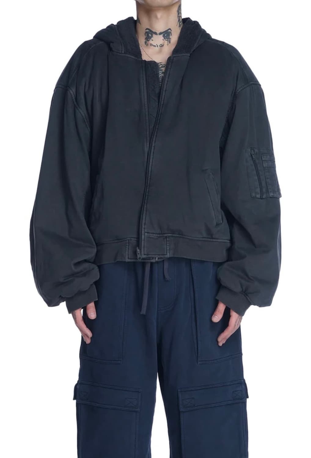 GREG ROSS 그렉 로스 타월 봄버 자켓 M 상품이미지4