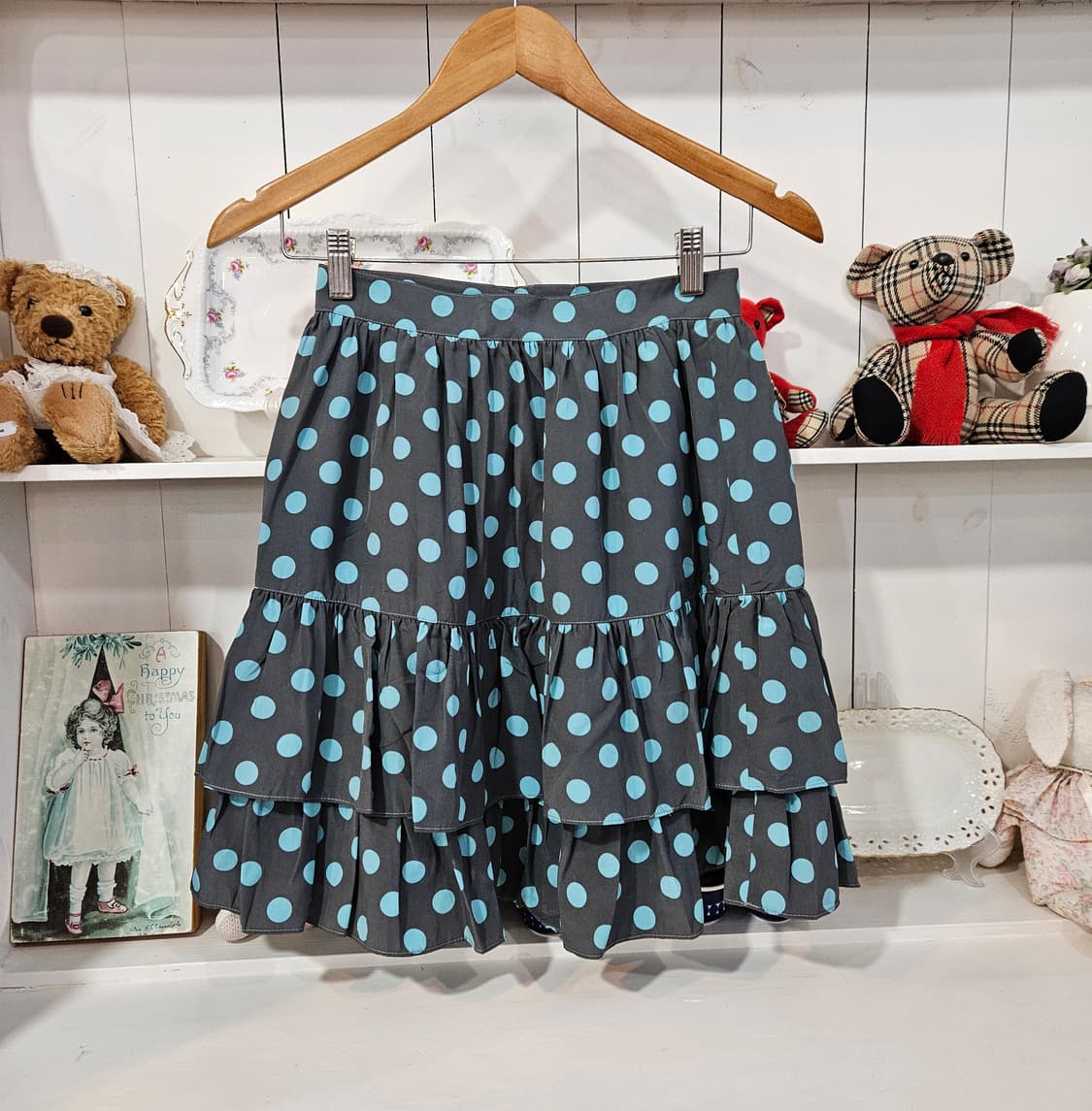 도트 캉캉 스커트 상품이미지1
