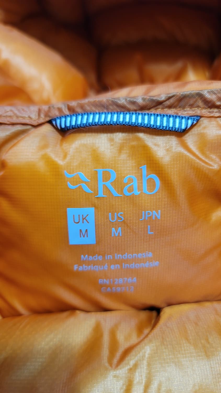 Rab 미틱울트라 패딩 m 상품이미지6