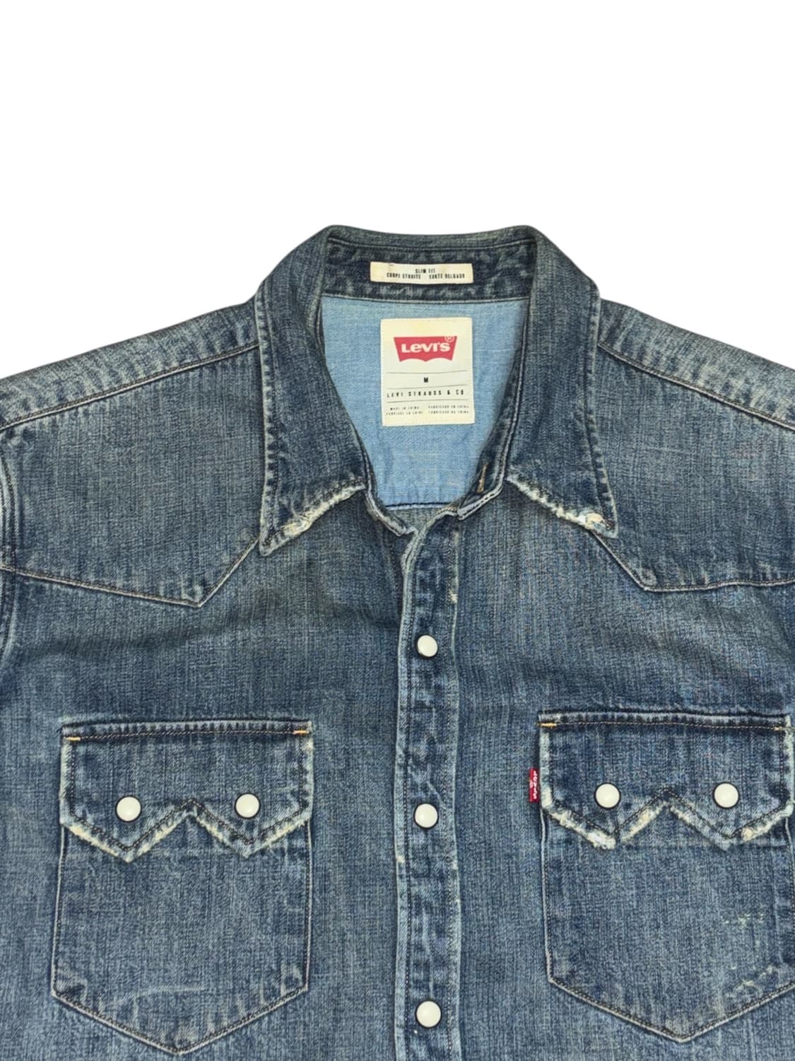 리바이스 웨스턴 데님 투포켓 셔츠 상품이미지4