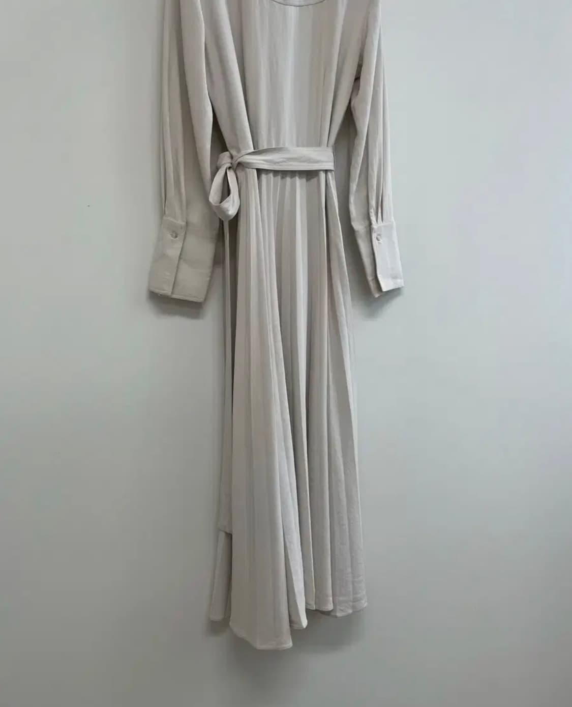 [새상품] 마시모두띠 플리츠 벨티드 셔츠 원피스 38 상품이미지8