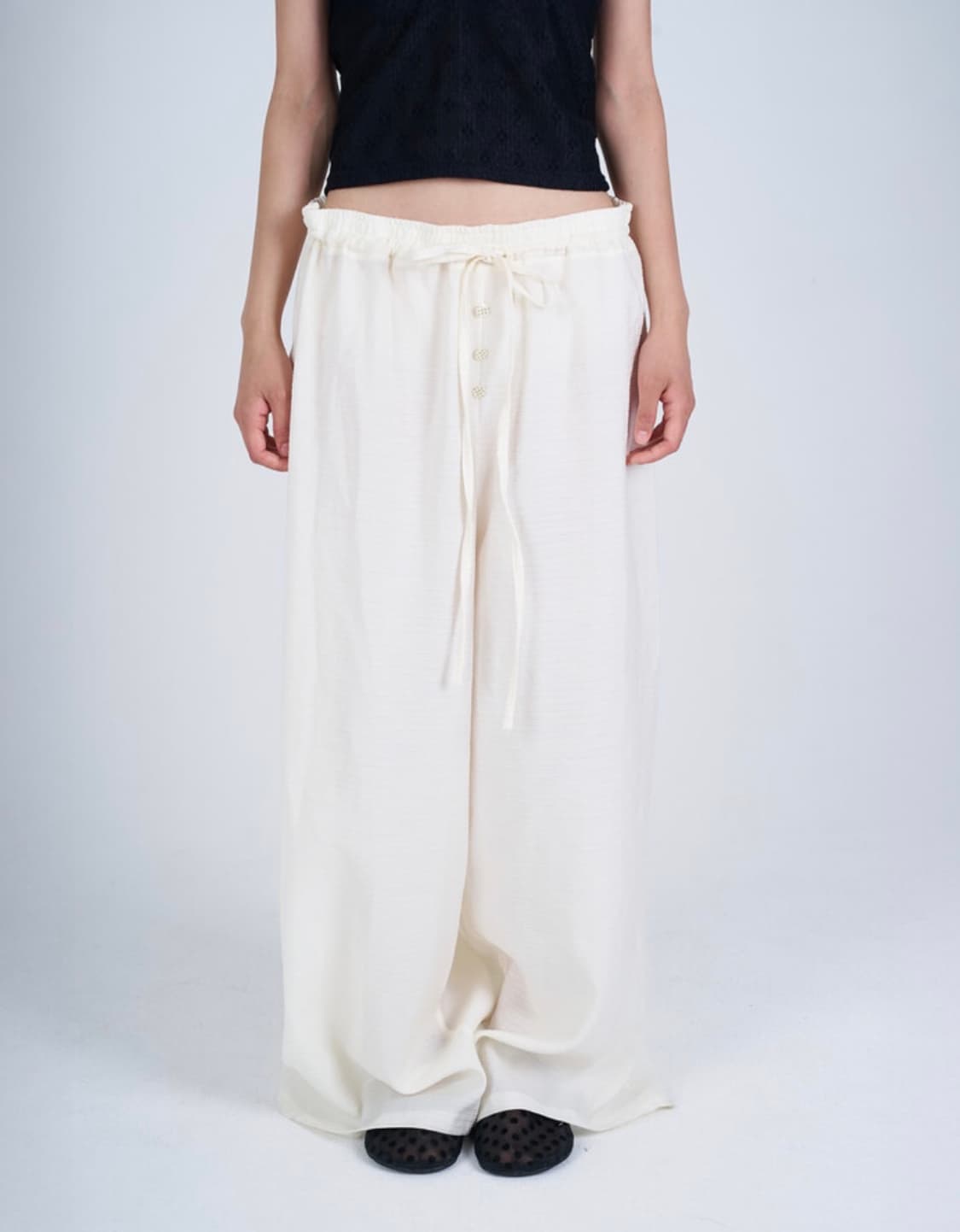 시오서울 banding stripe pants(ivory) 상품이미지2