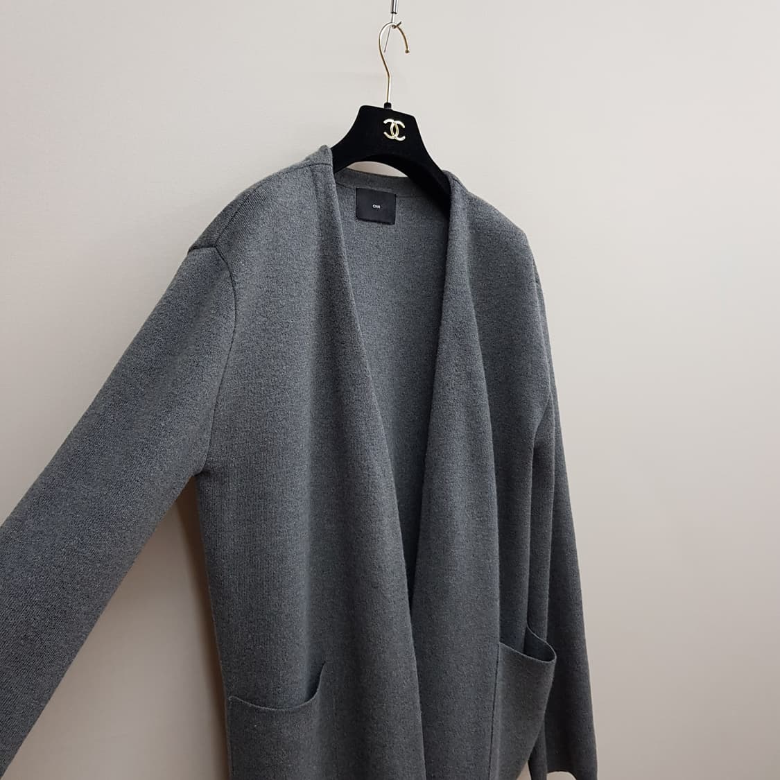 오르 ORR 울 100% 오픈 니트 가디건 M사이즈 상품이미지3