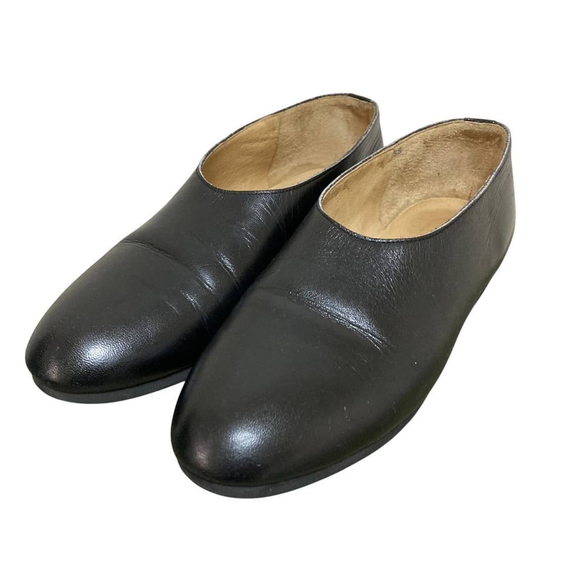 요지 야마모토 가죽 플랫슈즈 상품이미지1