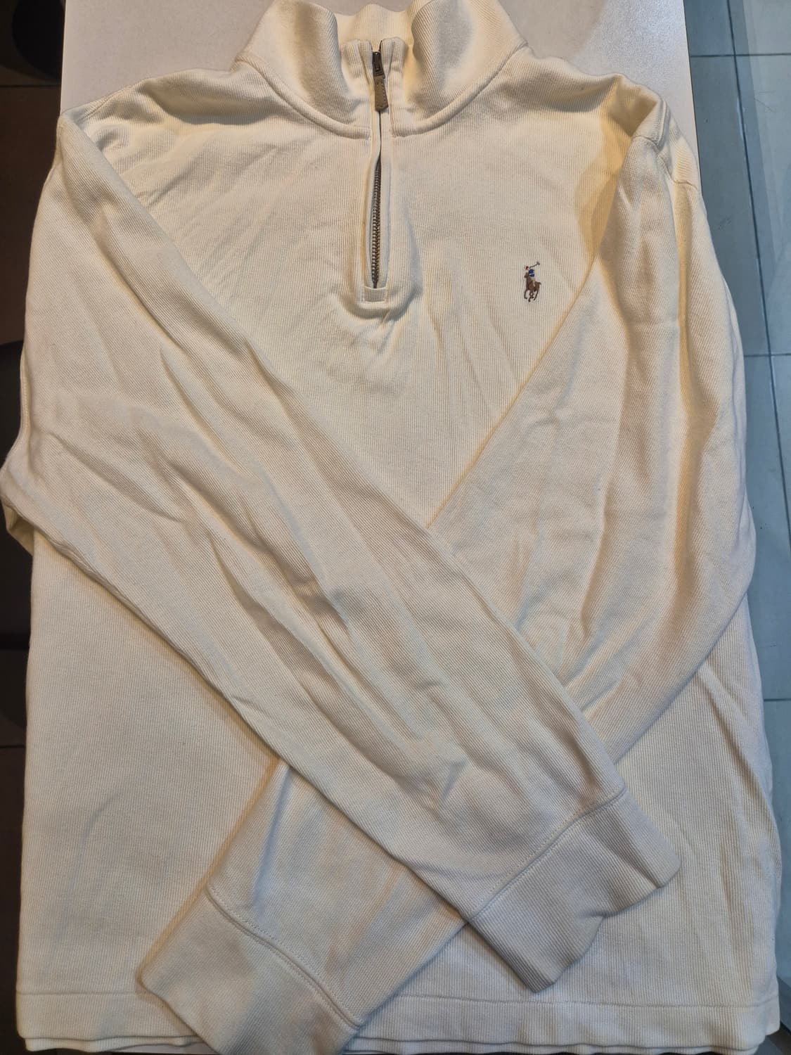 폴로 랄프로렌 하프 집업 스웨터 L 입니다. 상품이미지1
