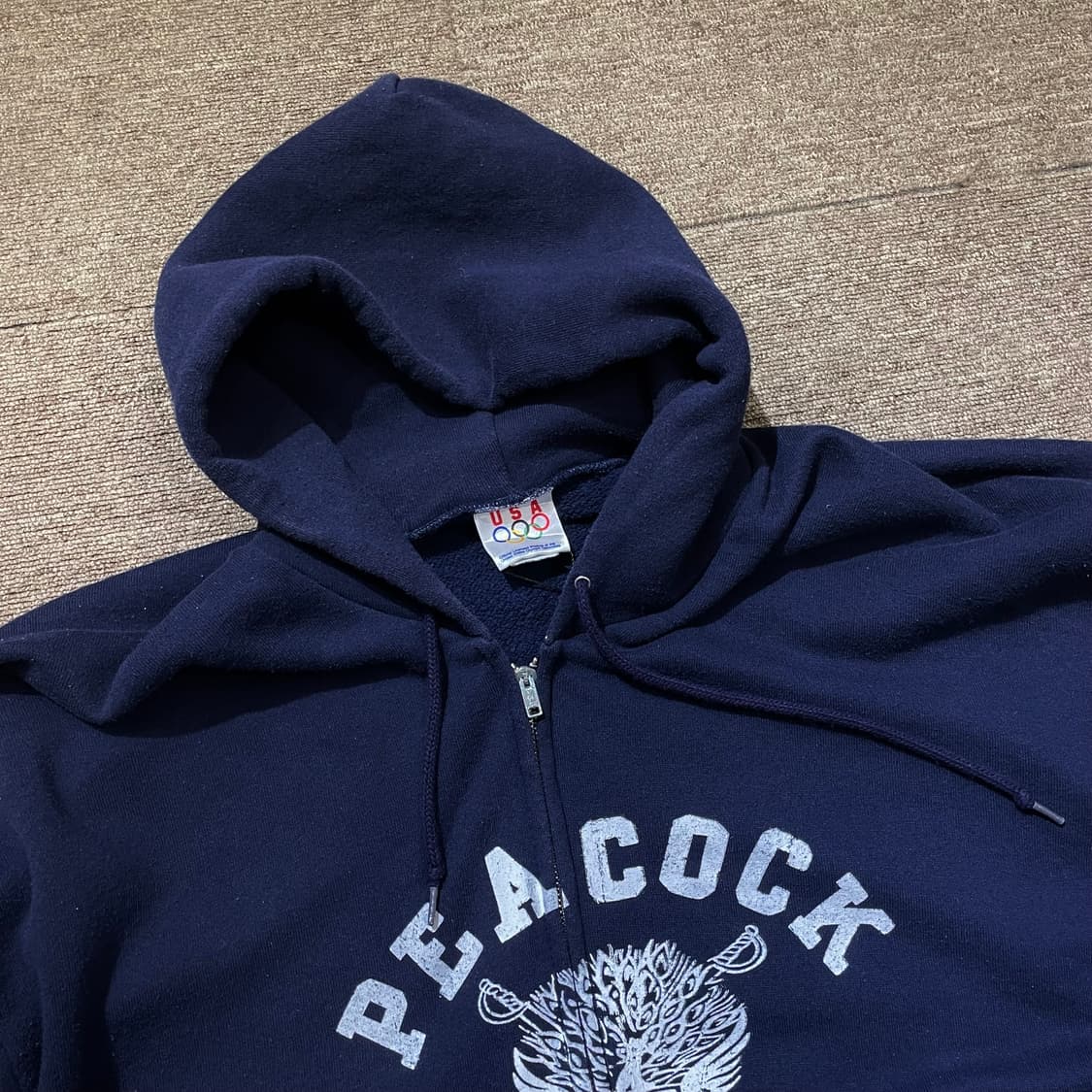 (XL) 90s USA 아메리칸 빈티지 밀리터리 프린팅 후드집업 상품이미지7