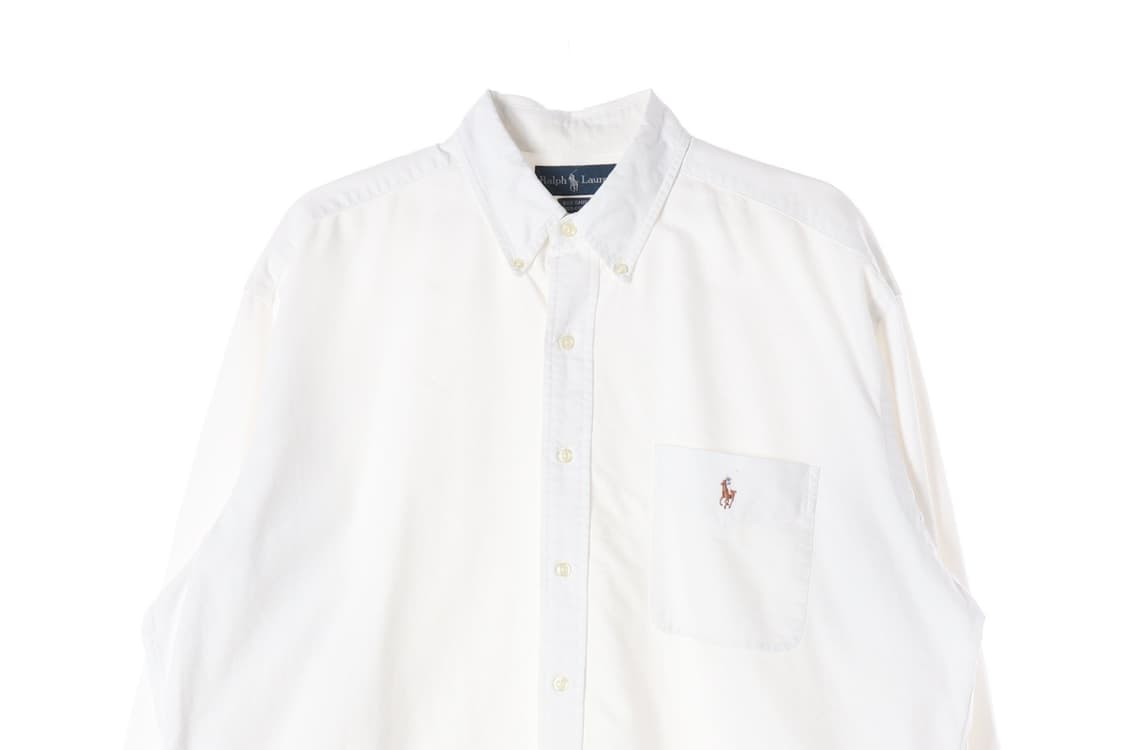 폴로 랄프 로렌 빅 셔츠 화이트 L 상품이미지3