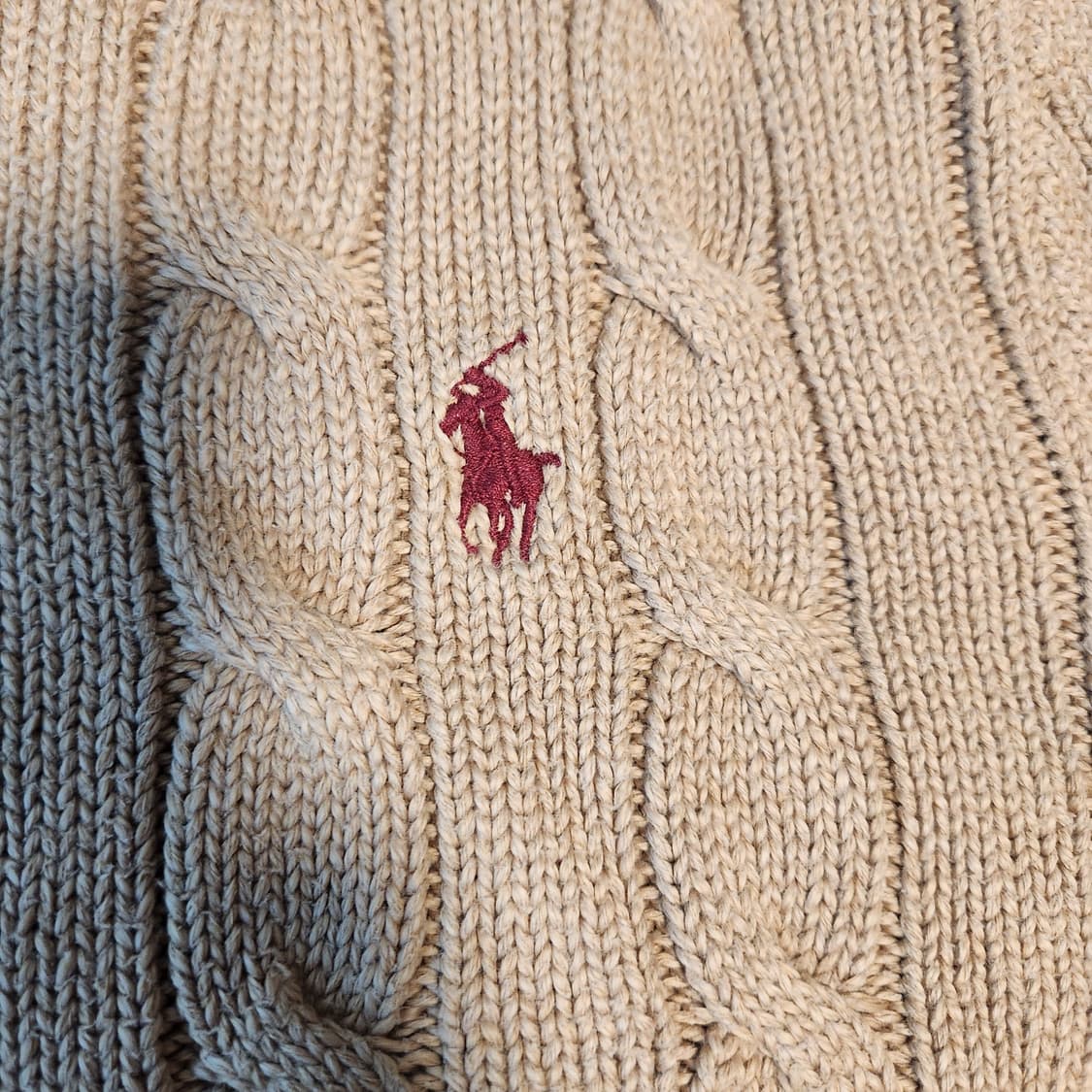 폴로 랄프로렌 케이블 니트 베이지 상품이미지3
