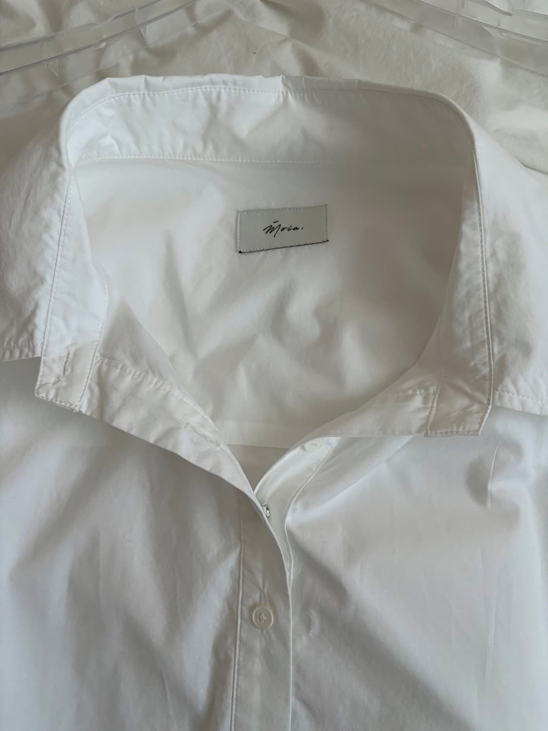 모이아 화이트 반팔 셔츠 상품이미지10