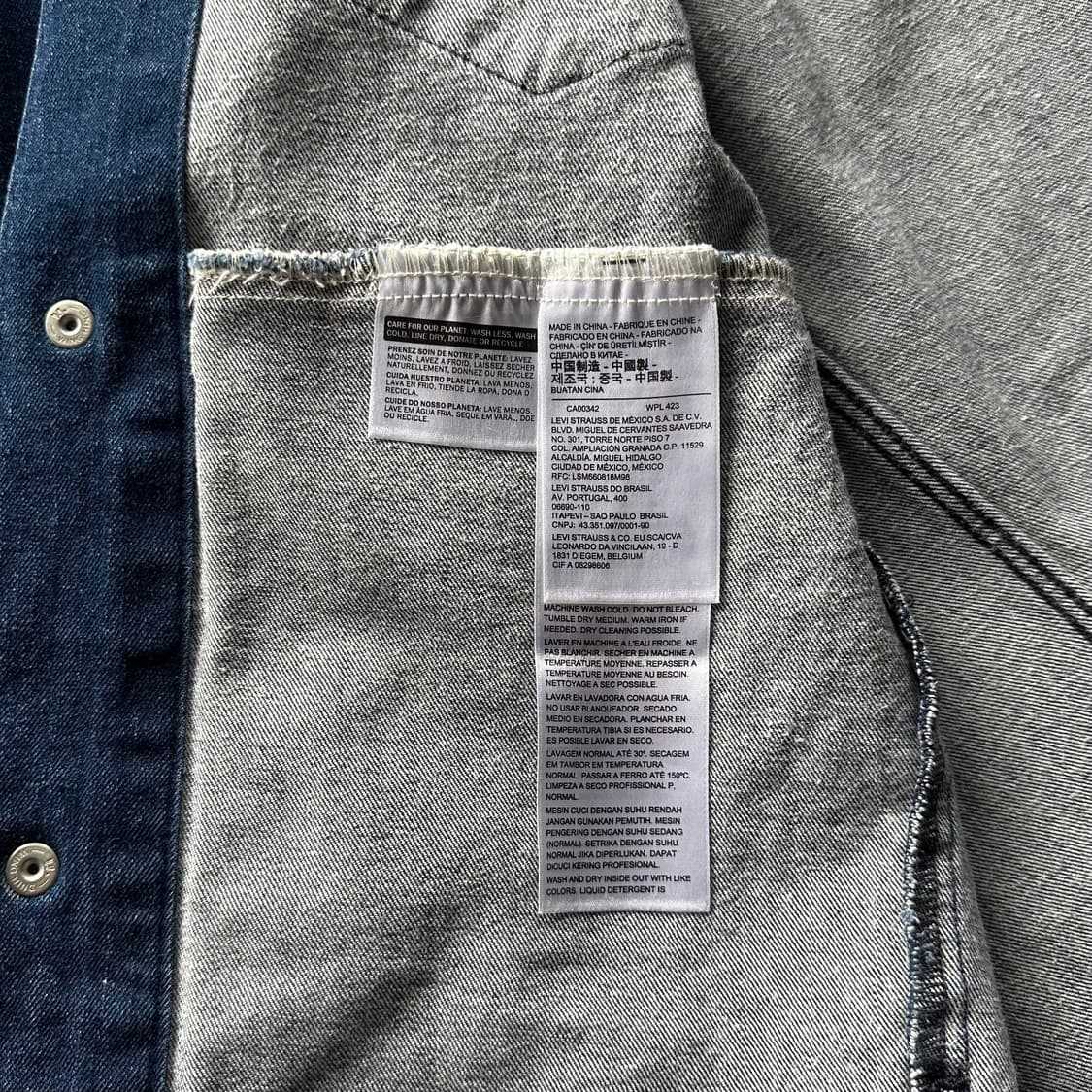 [L]리바이스 Levi's 엔지니어드 프리미엄 데님 트러커 자켓 상품이미지8