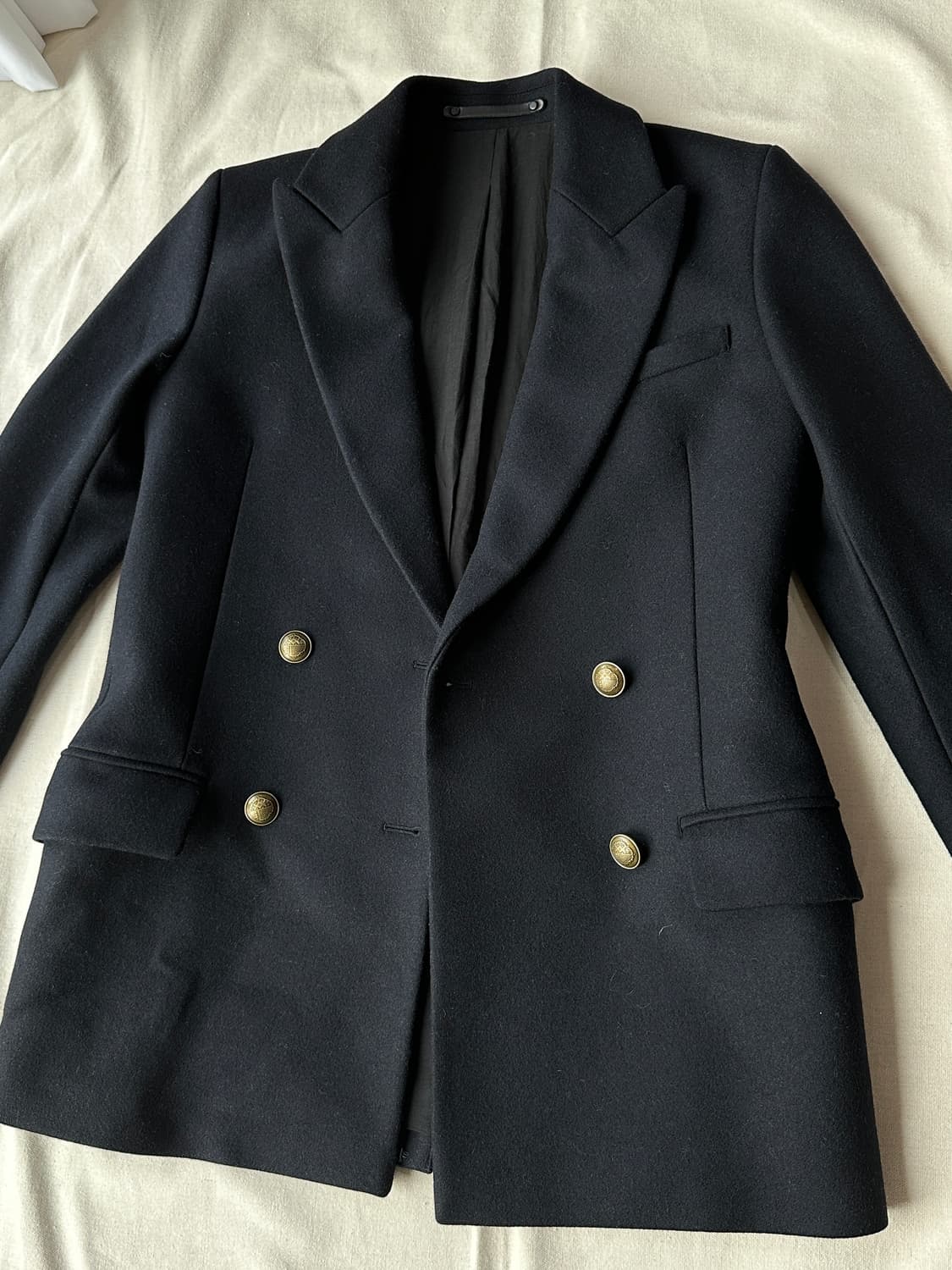 올세인츠 금장 더블 코트 36 상품이미지7