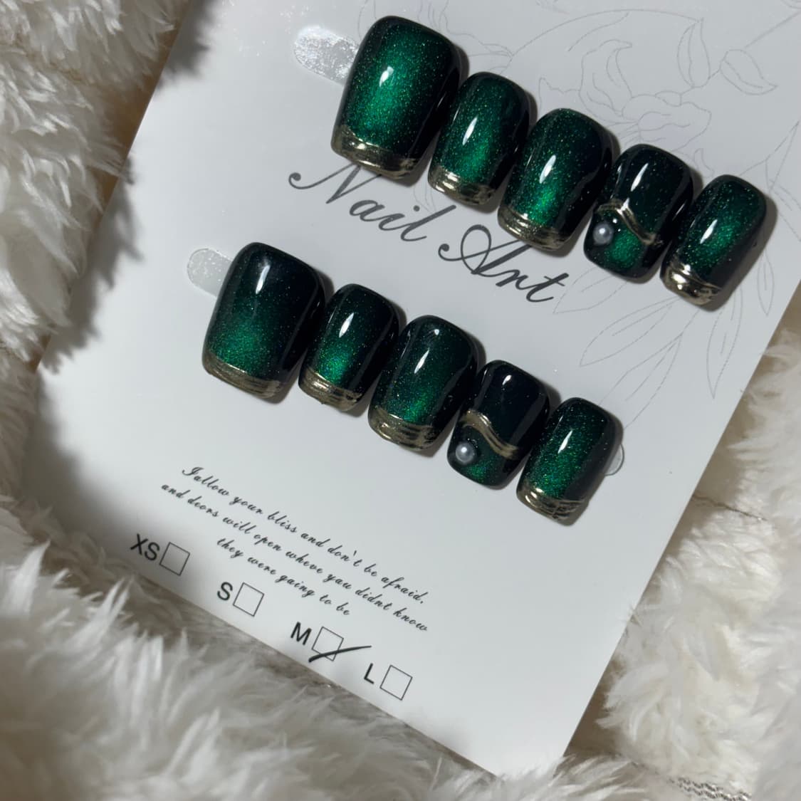 네일팁 M 사이즈 10개 일괄 상품이미지5