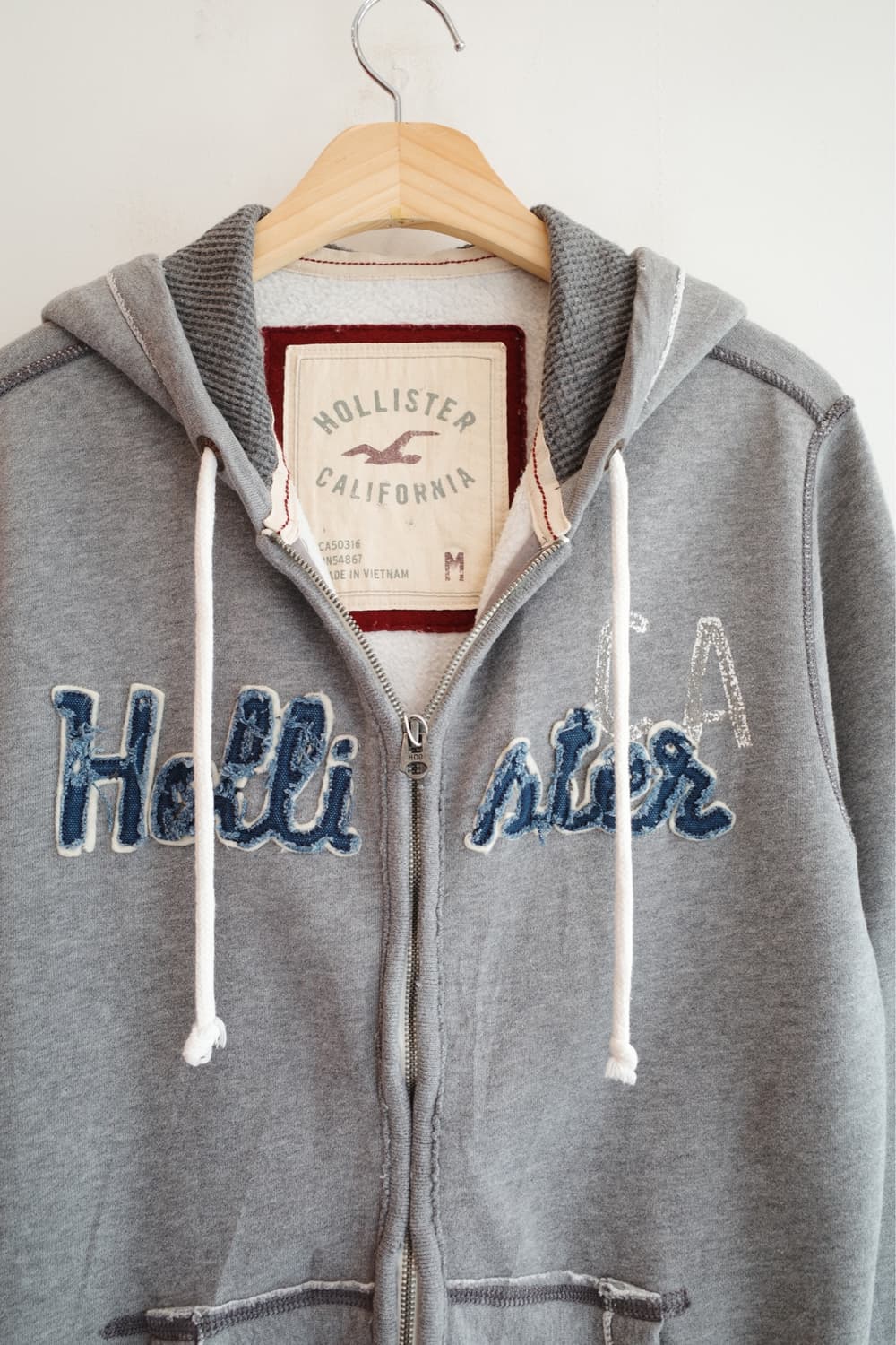 HOLLISTER 홀리스터 레터링 자수 후디 상품이미지2