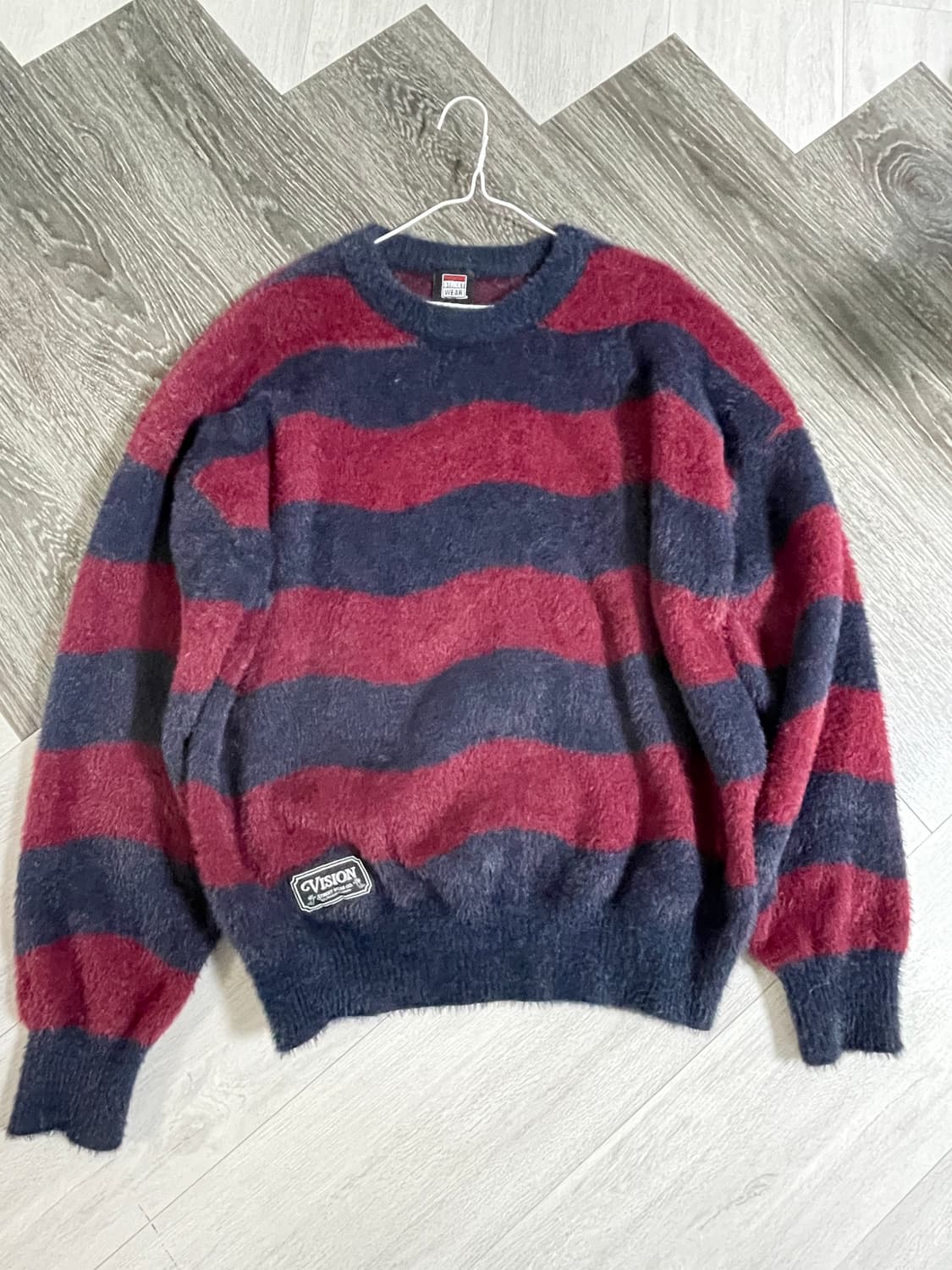 웨이브 스트라이프 니트 상품이미지3