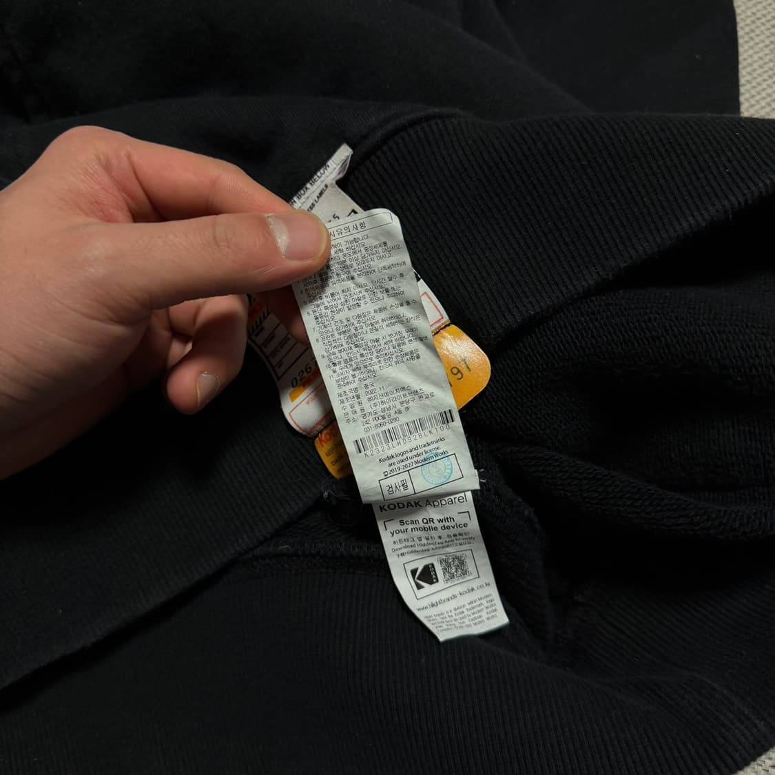 코닥 빅로고 프린팅 후드티 상품이미지5