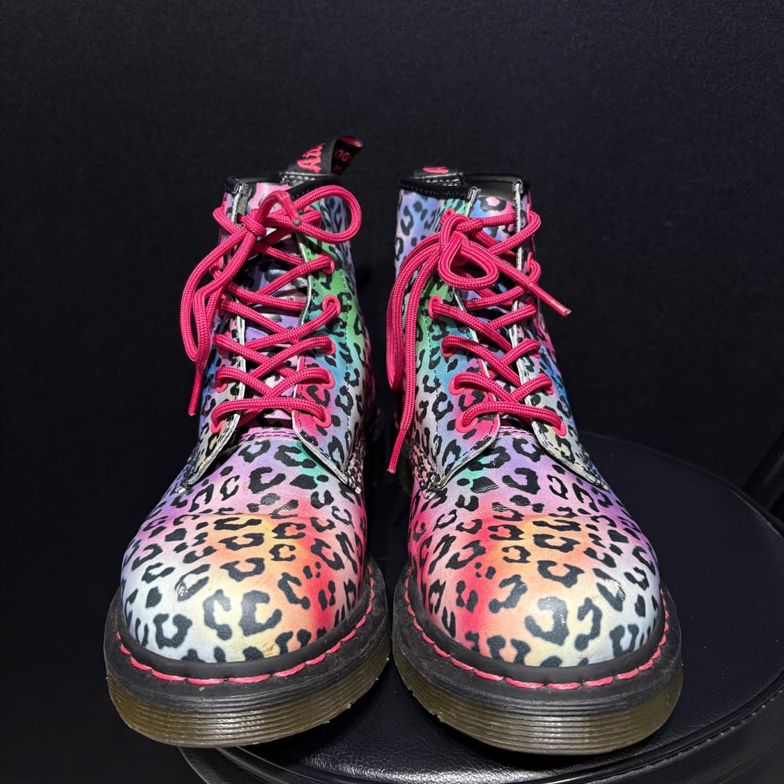 닥터마틴 레인보우 레오파드 부츠 상품이미지2