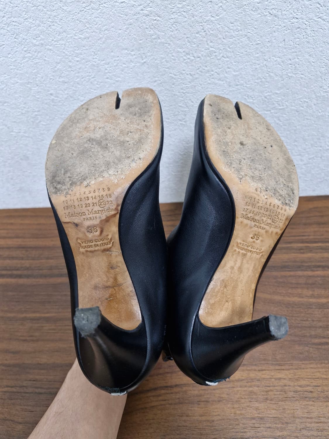 [36] 메종 마르지엘라 AW19 타비 스틸레토 앵클 부츠 힐 상품이미지5