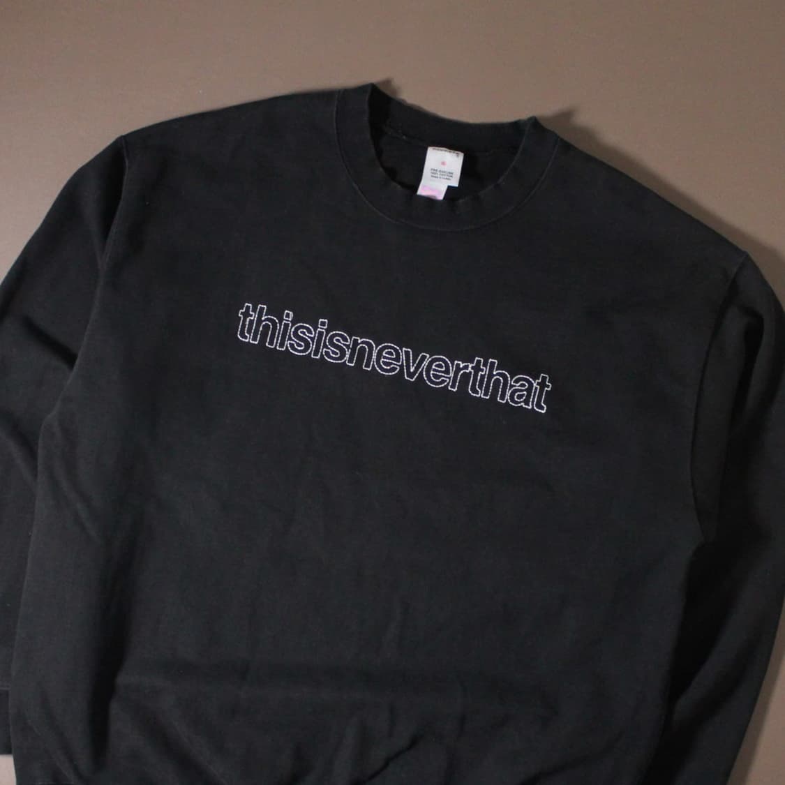Thisisneverthat 디스이즈네버뎃  블랙 맨투맨 상품이미지2