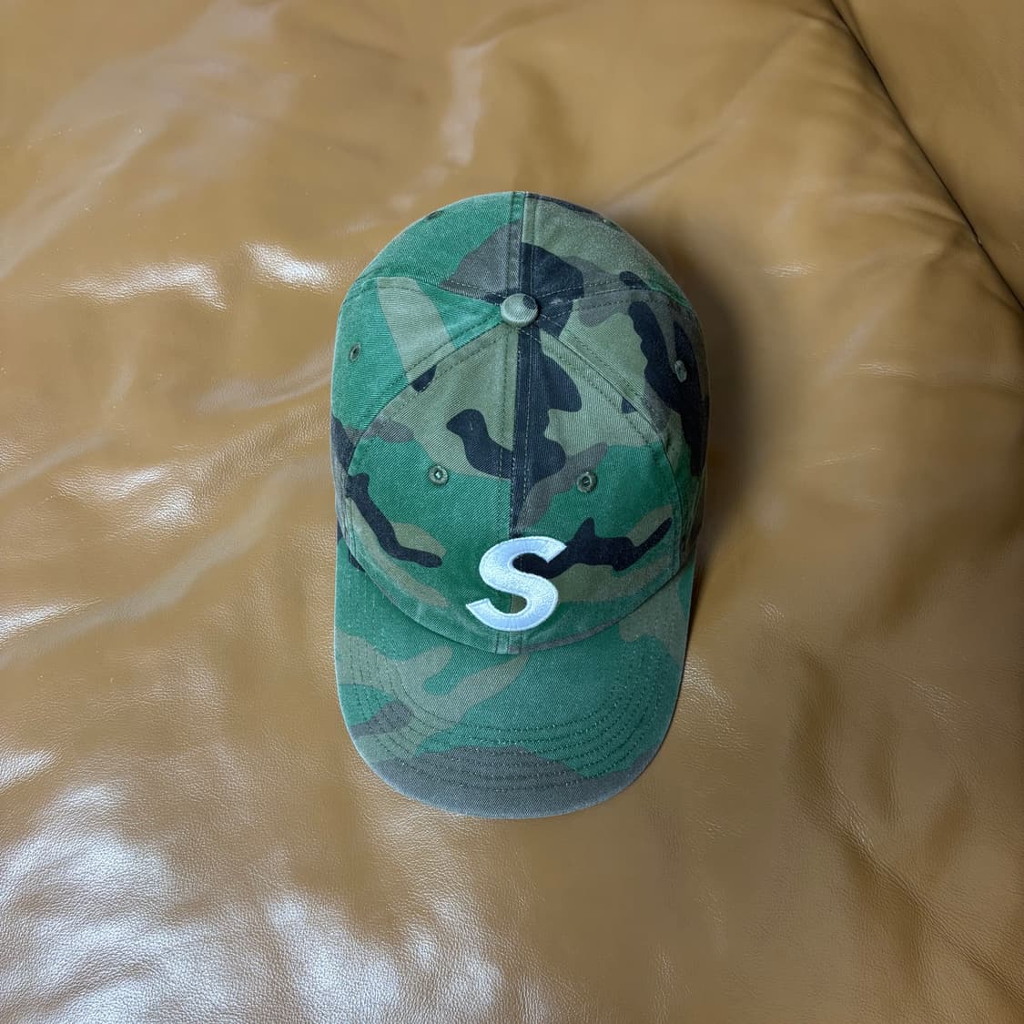 Supreme 슈프림 20ss 피그먼트 워시드 카모 S로고 볼캡 모자 상품이미지5