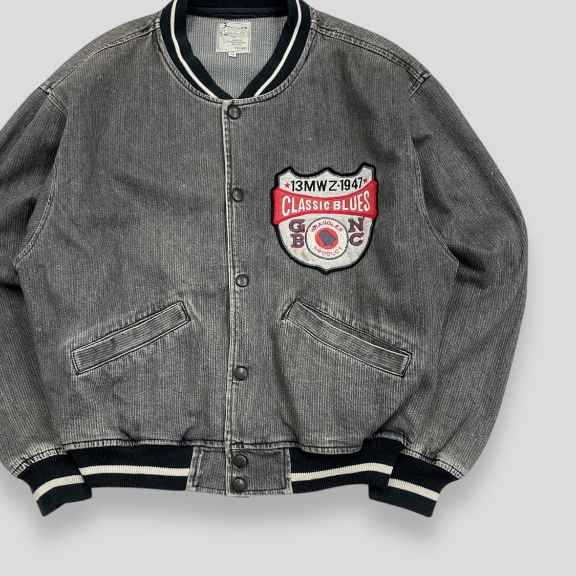 90s 랭글러 데님 바시티 자켓 상품이미지3